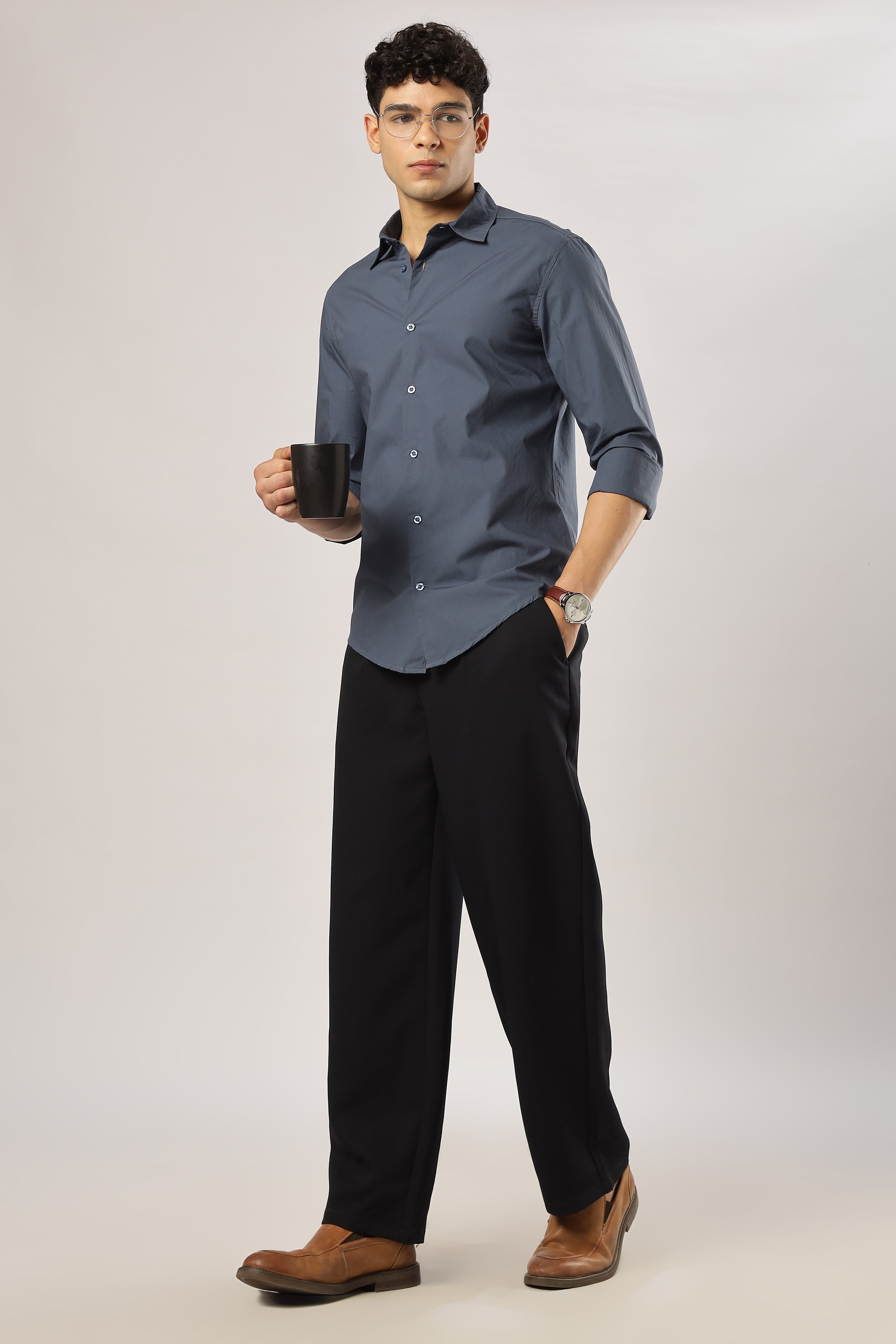 Midnight Navy Luxe Shirt