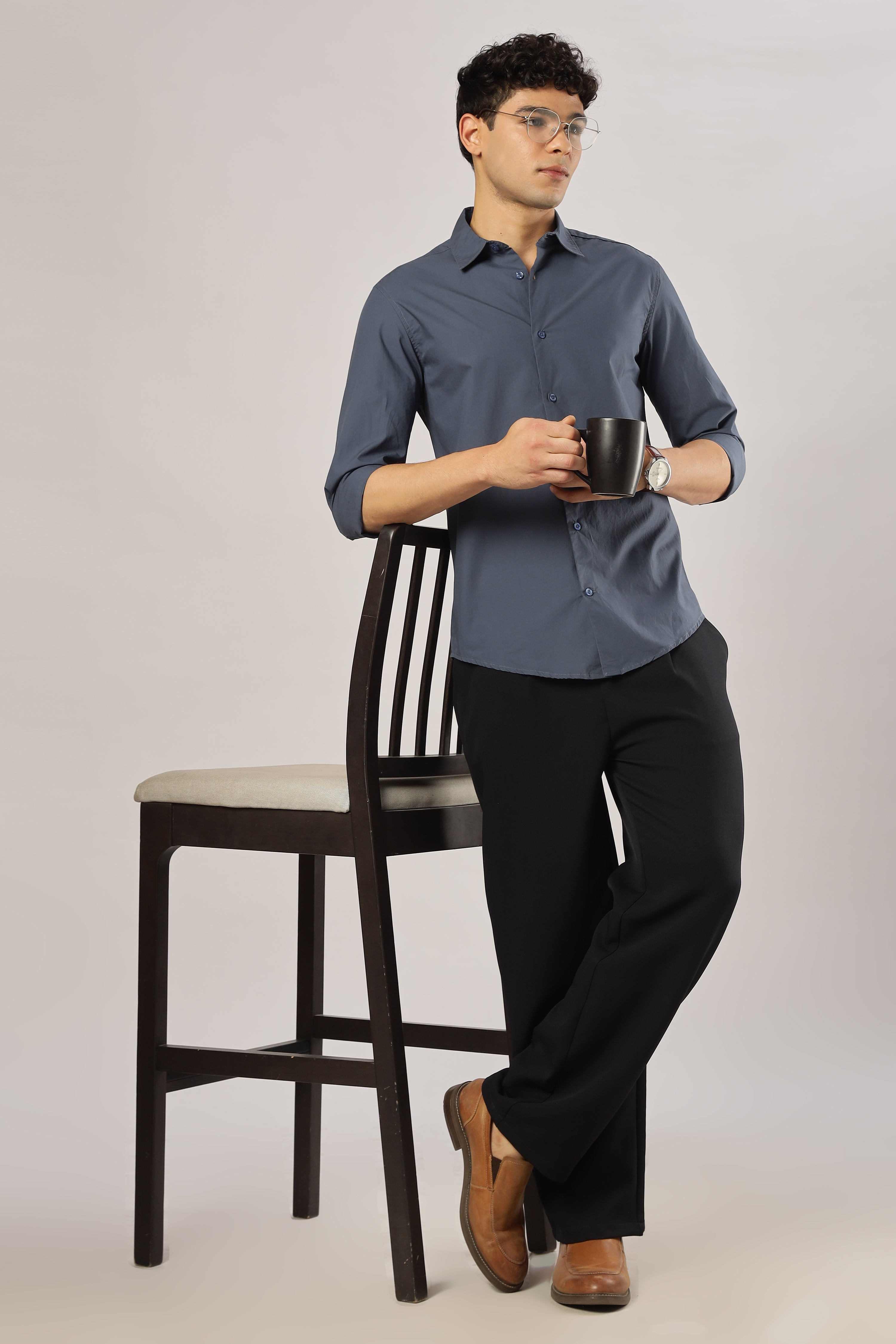 Midnight Navy Luxe Shirt