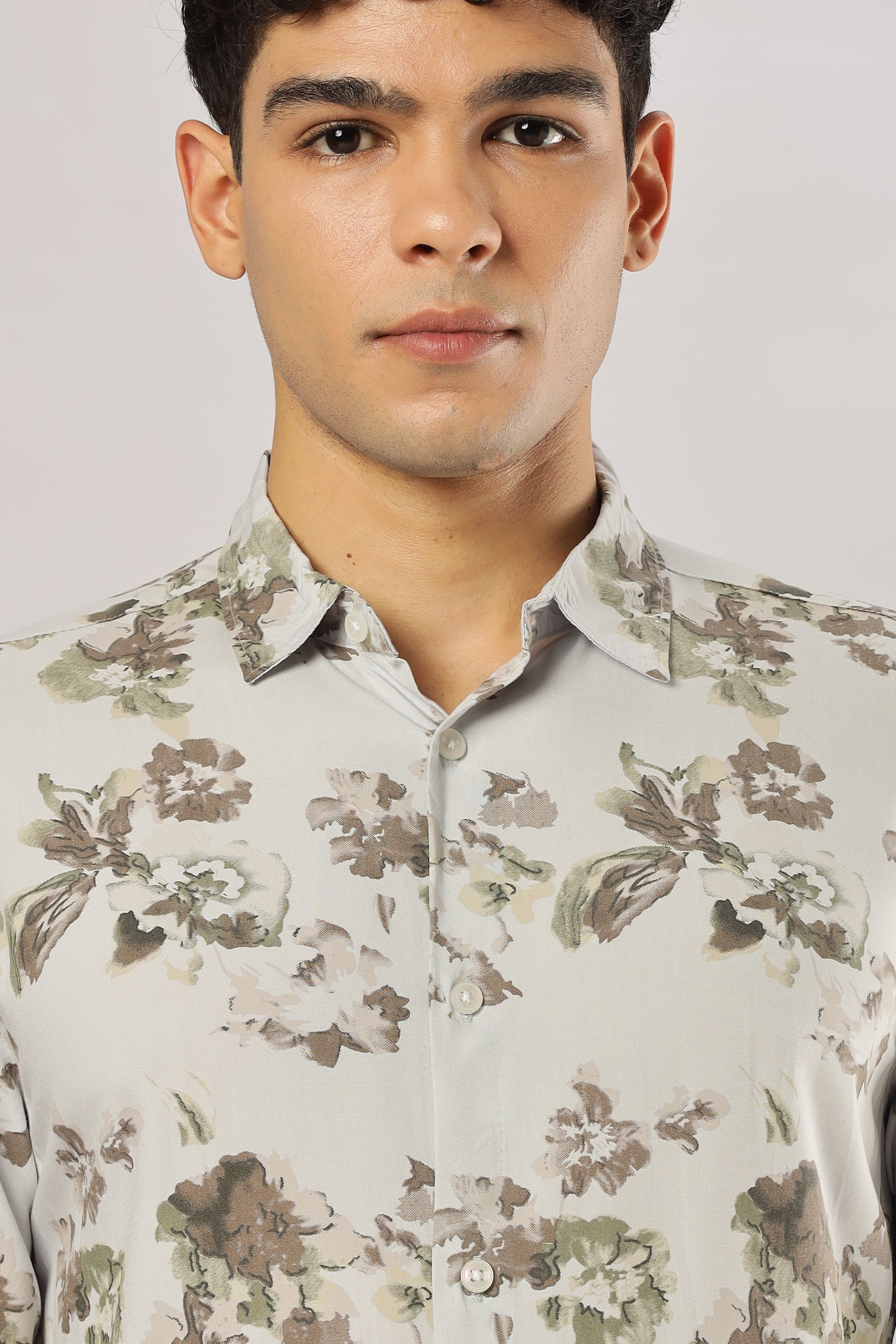 Earth Bloom Watercolor Shirt