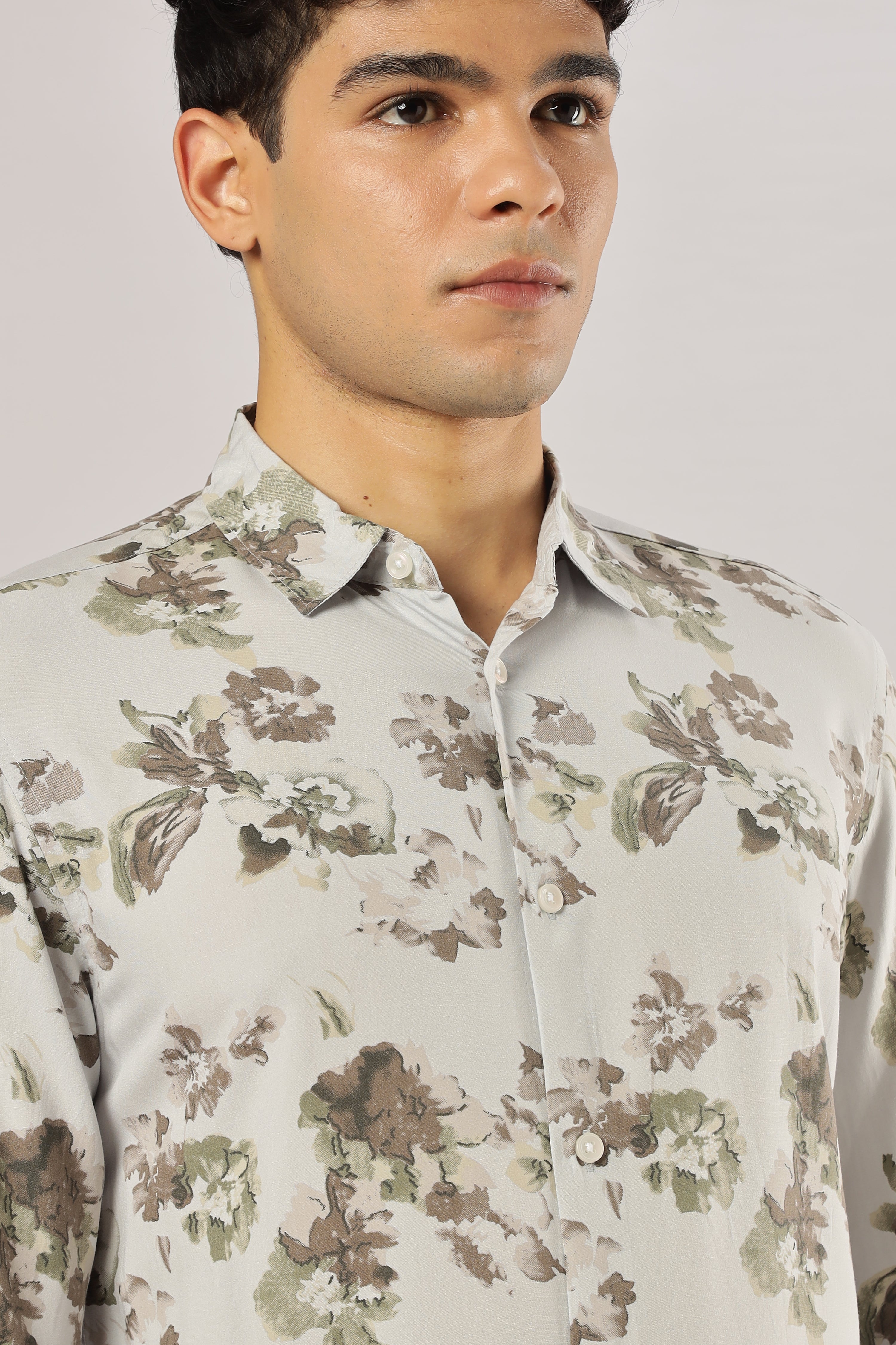 Earth Bloom Watercolor Shirt