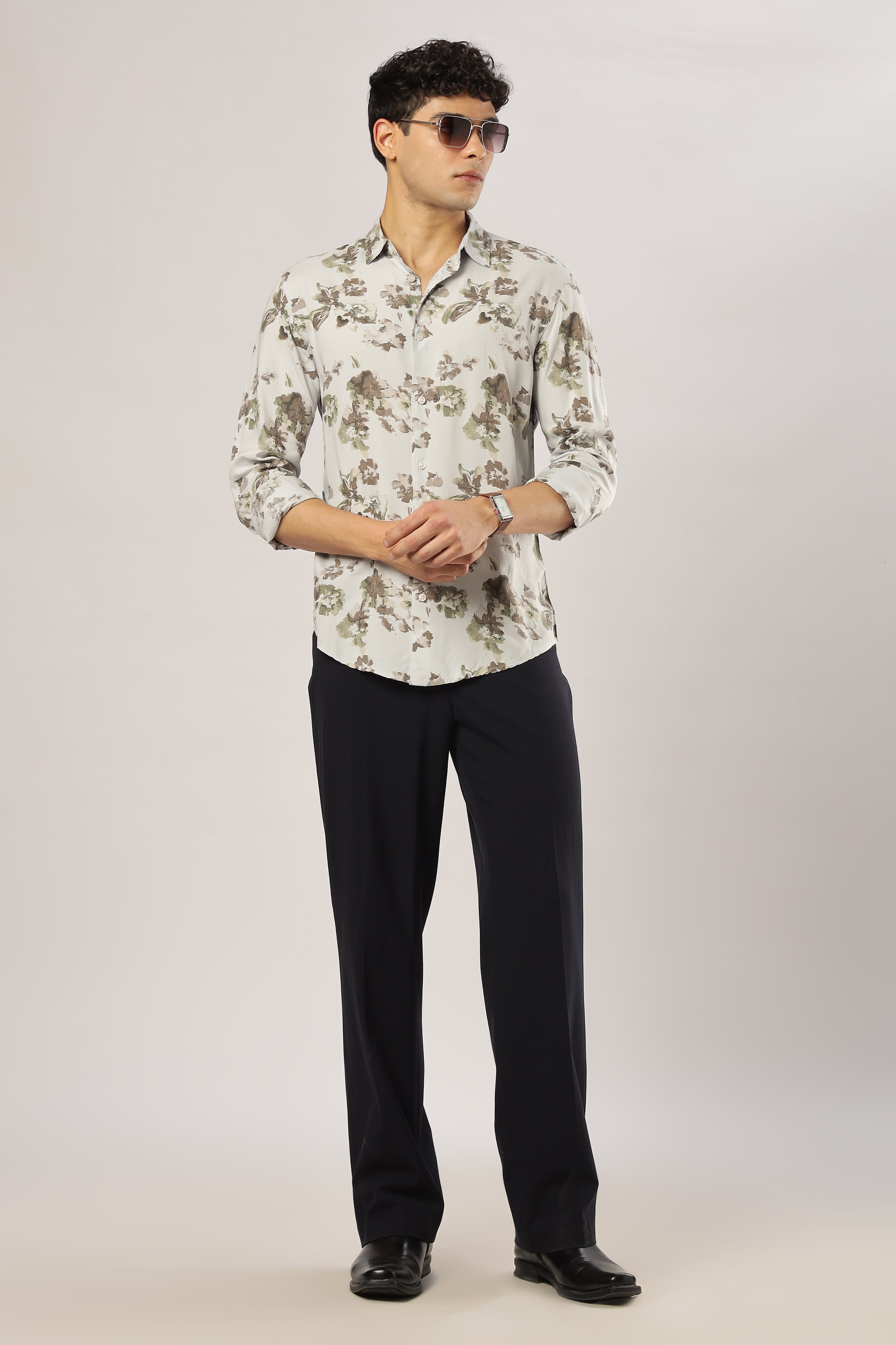 Earth Bloom Watercolor Shirt