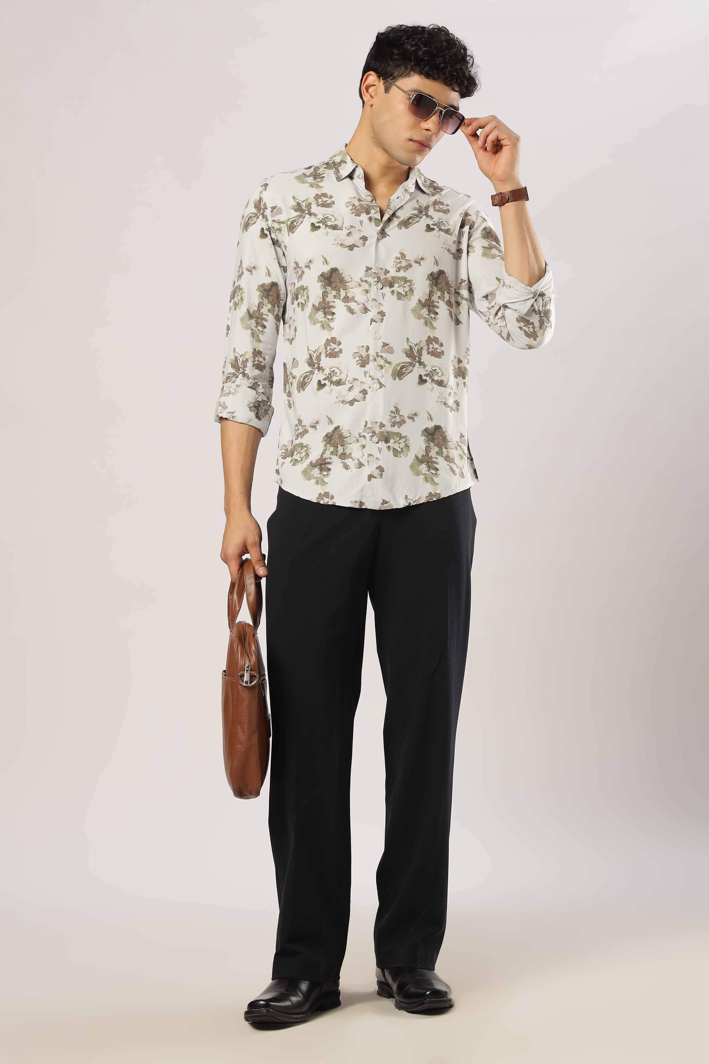 Earth Bloom Watercolor Shirt