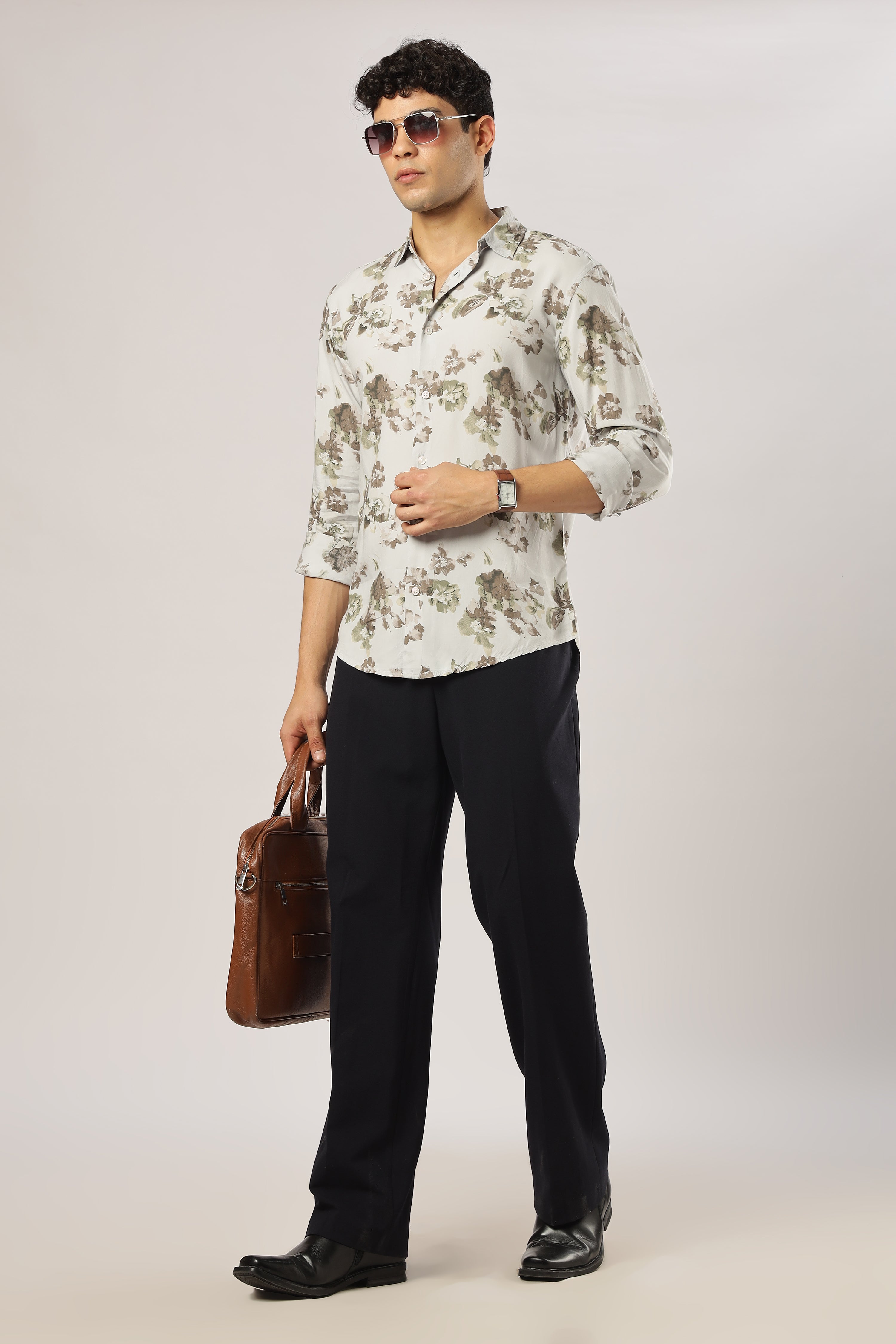 Earth Bloom Watercolor Shirt