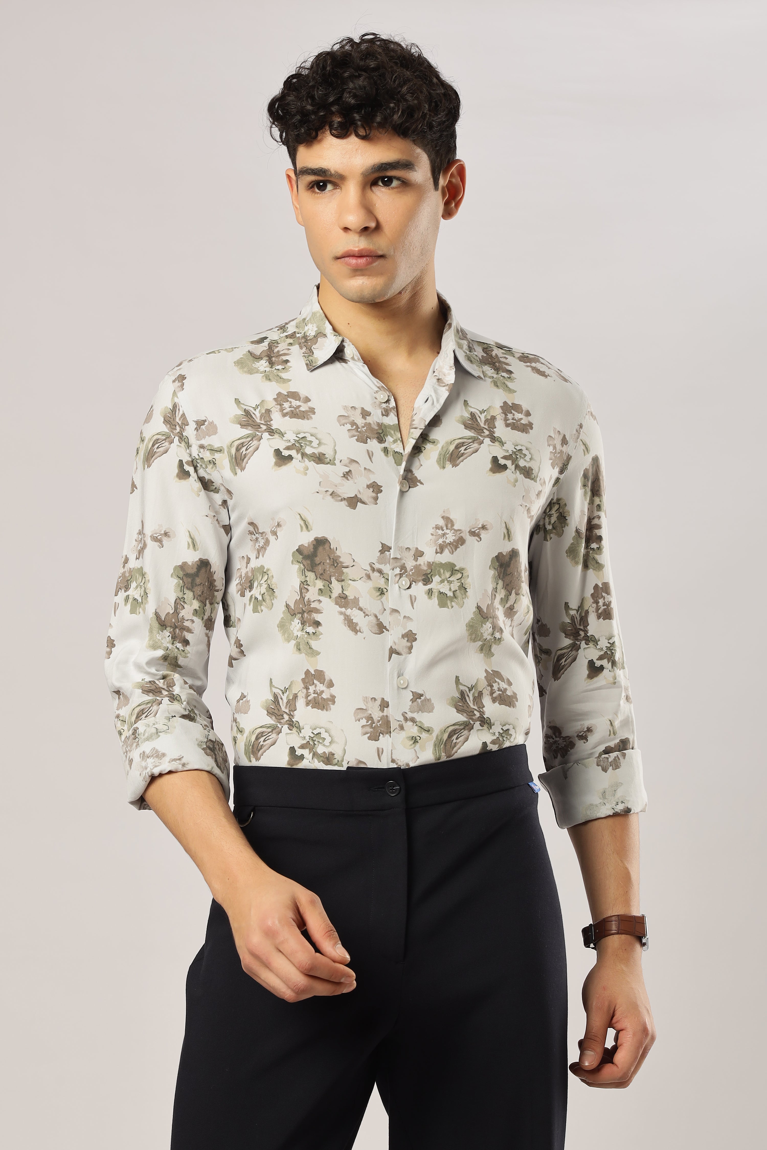 Earth Bloom Watercolor Shirt