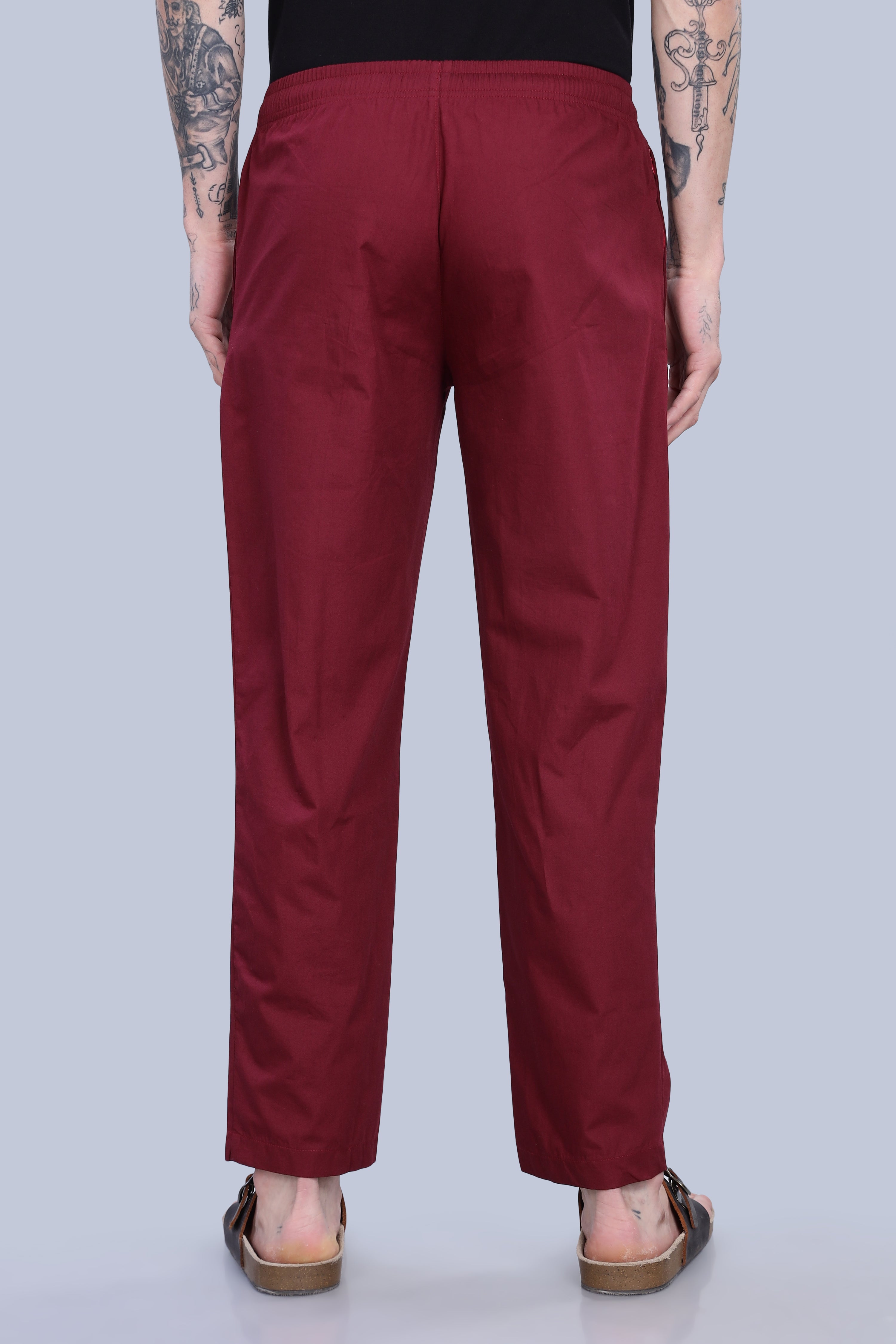 Men's Maroon Pyjamas