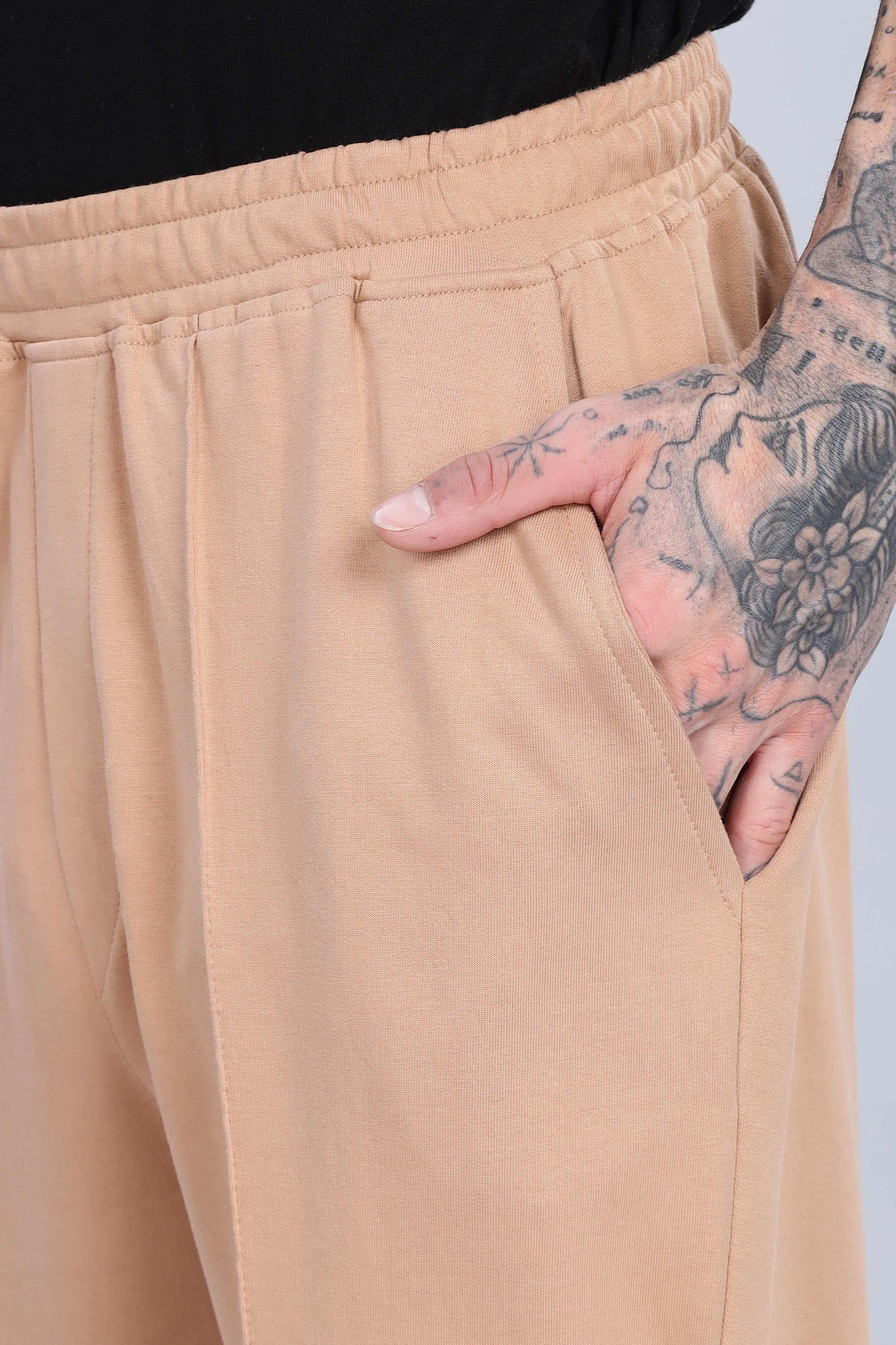 Men's Taupe Lightweight Lounge Pants