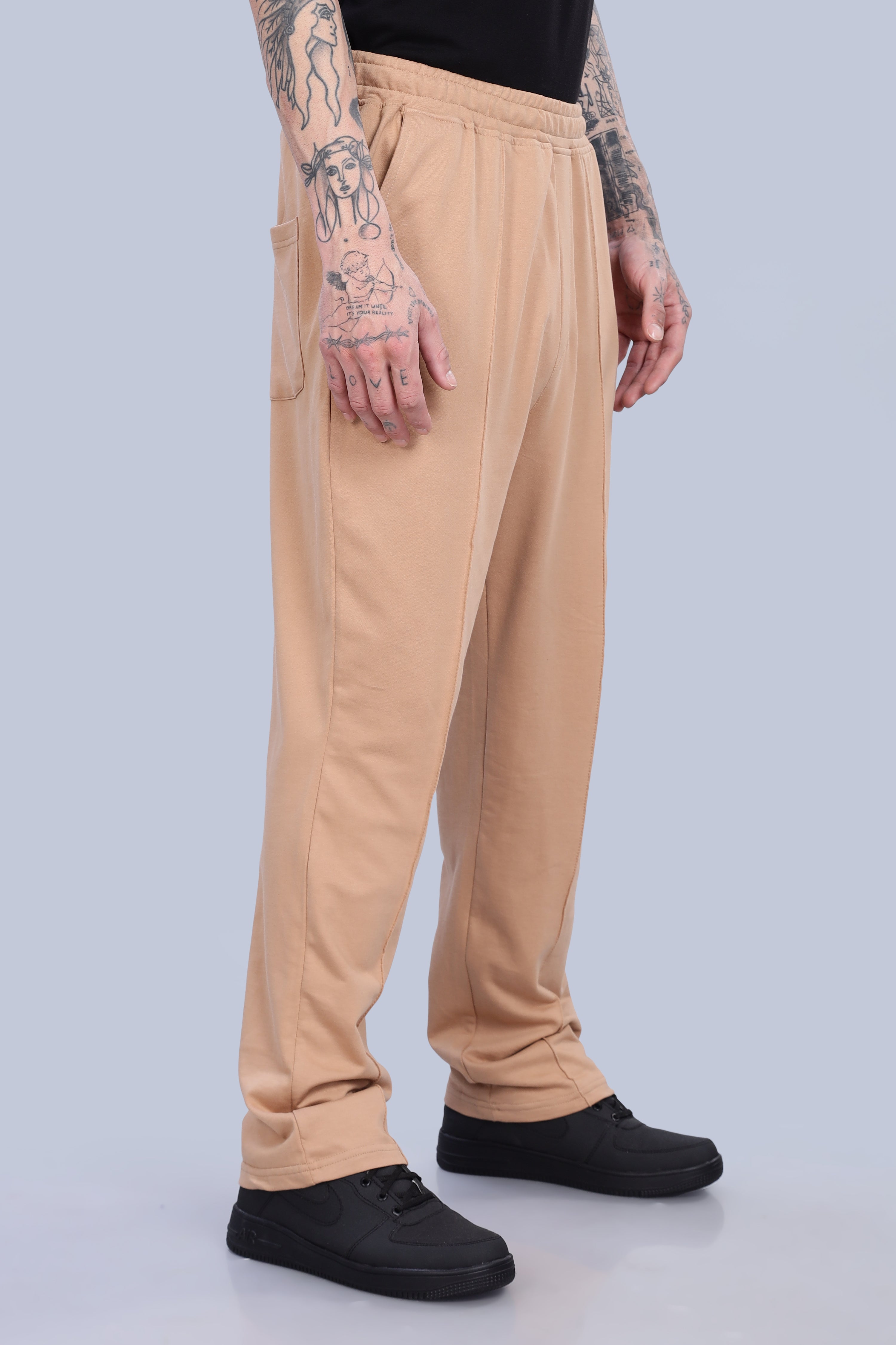Men's Taupe Lightweight Lounge Pants