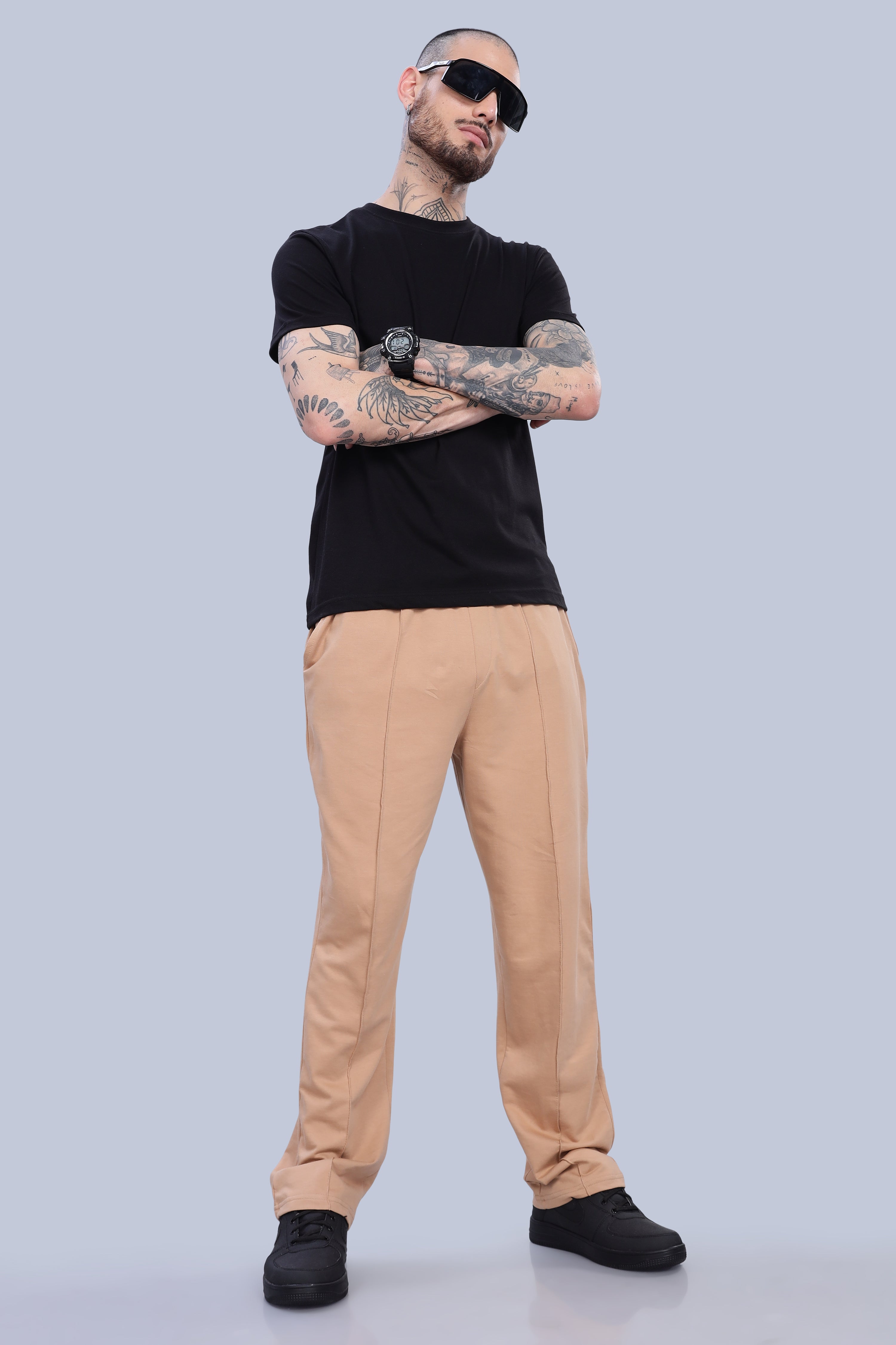 Men's Taupe Lightweight Lounge Pants