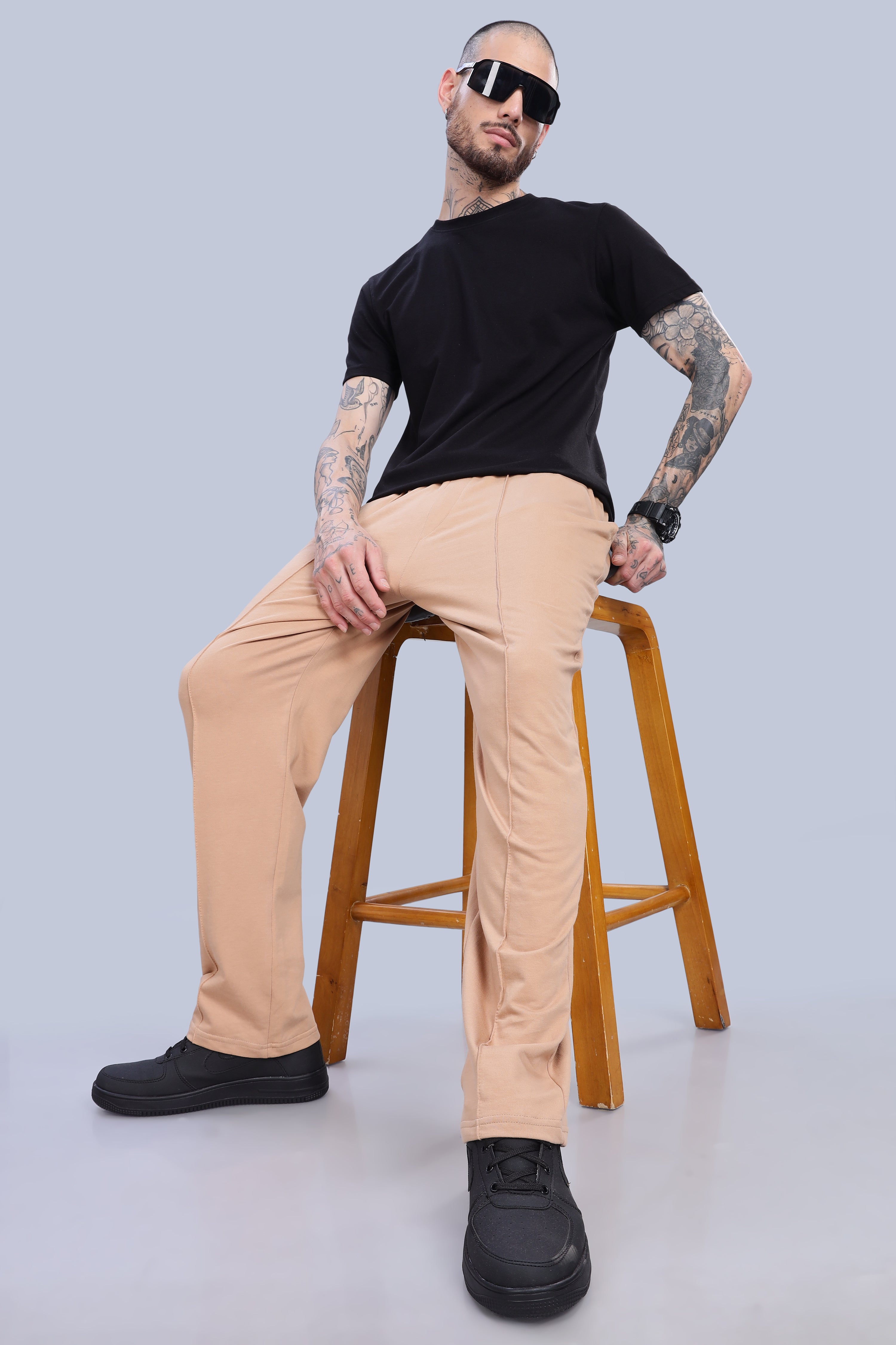 Men's Taupe Lightweight Lounge Pants