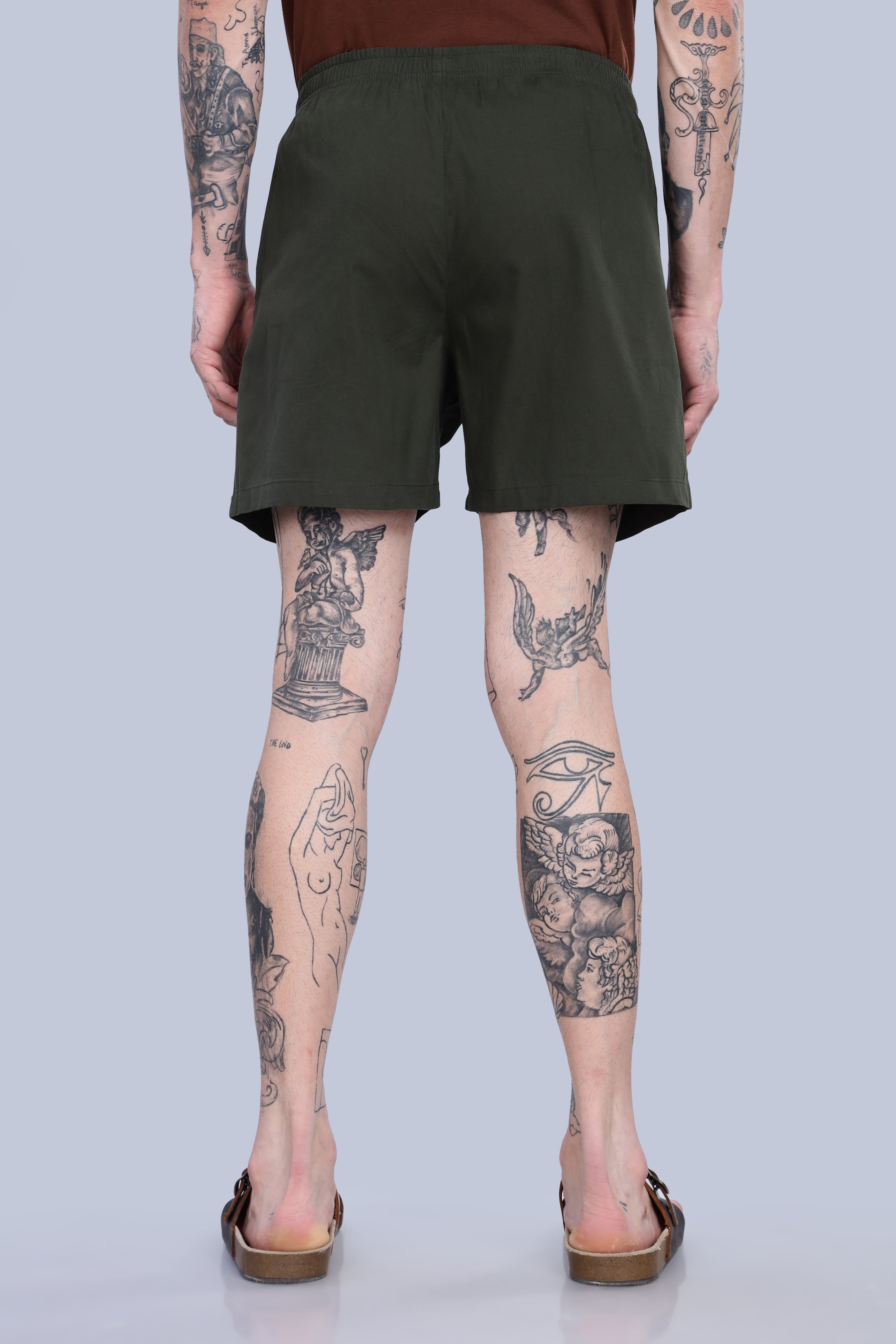 Men's Olive Green Boxers