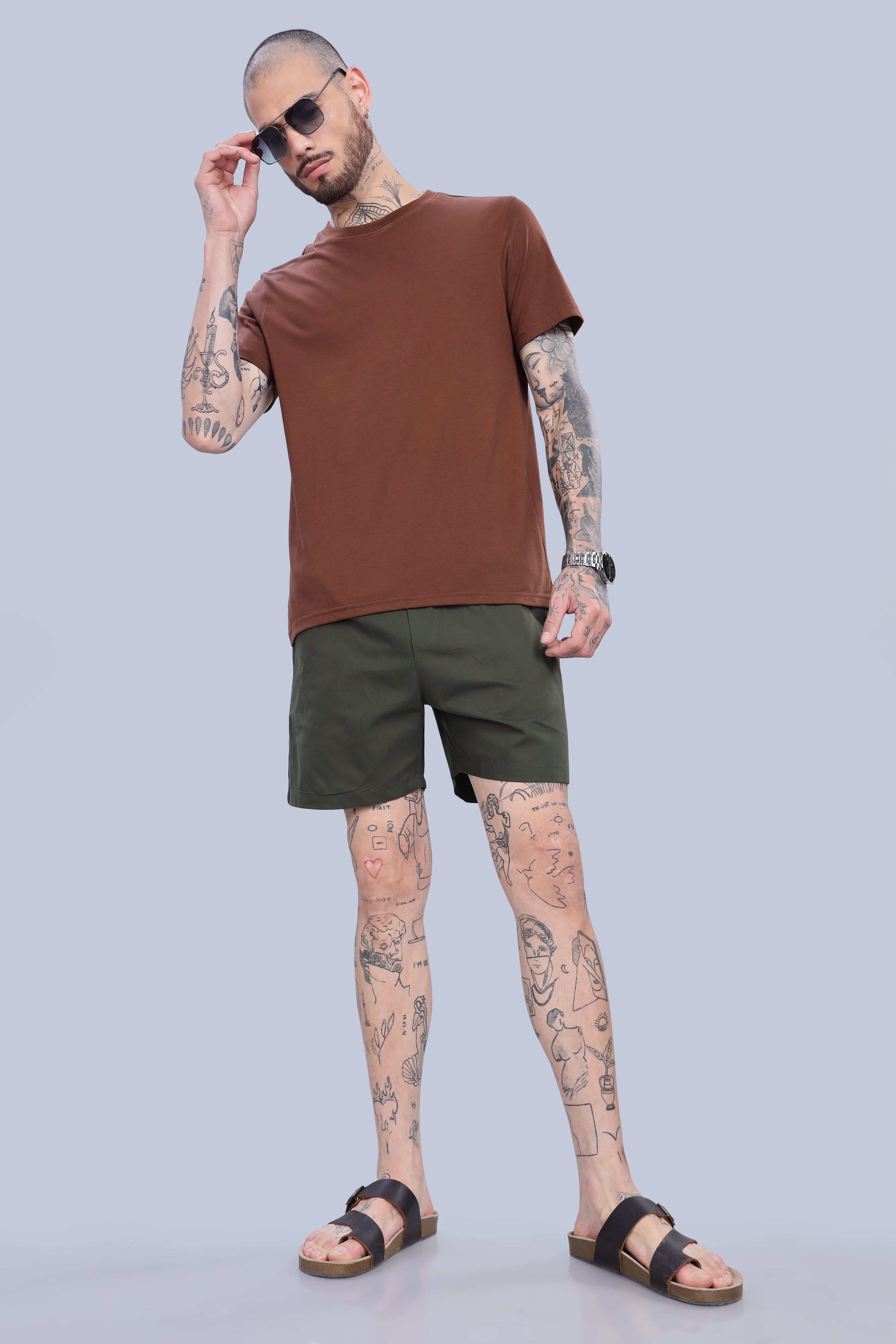 Men's Olive Green Boxers