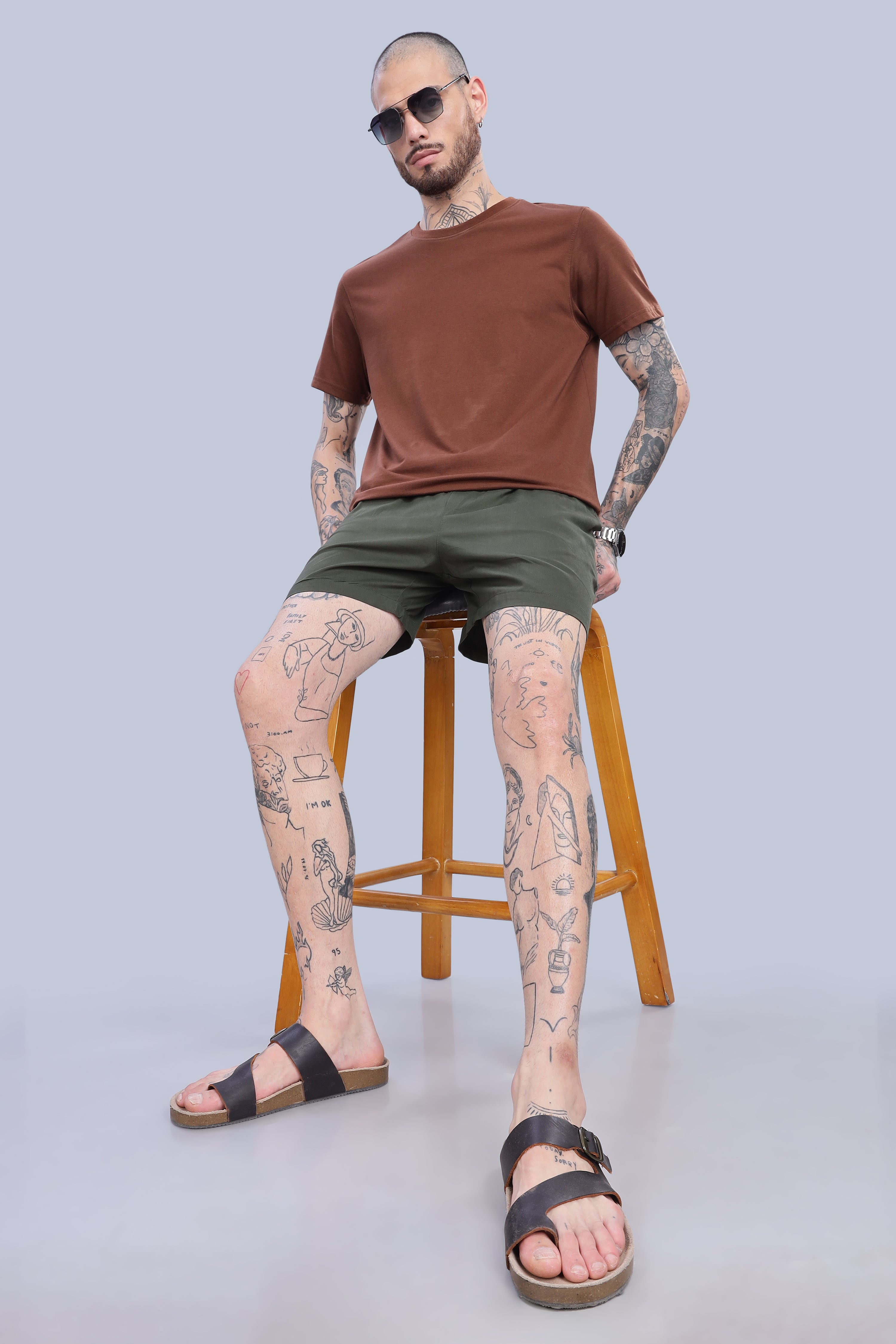 Men's Olive Green Boxers