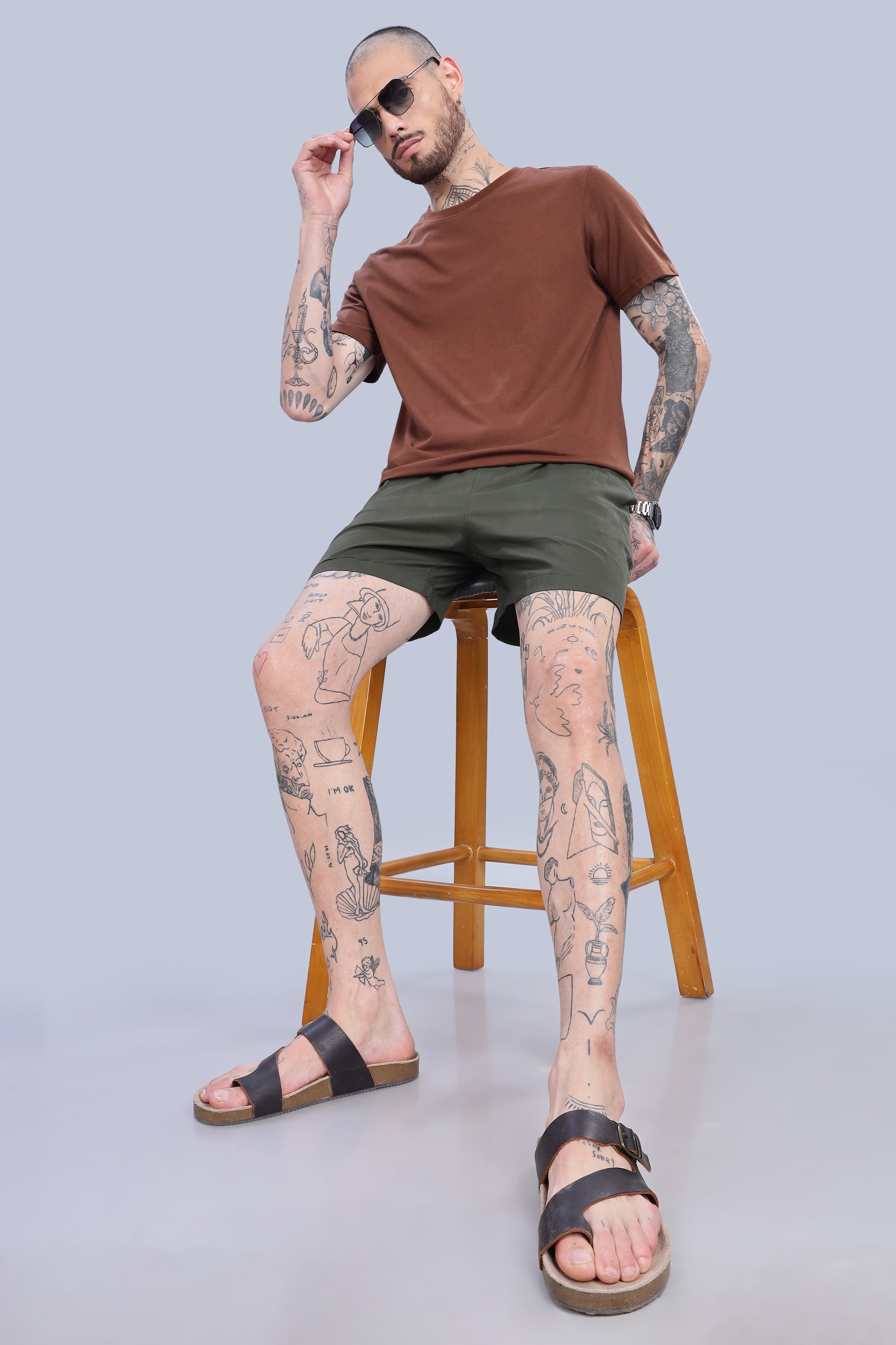 Men's Olive Green Boxers