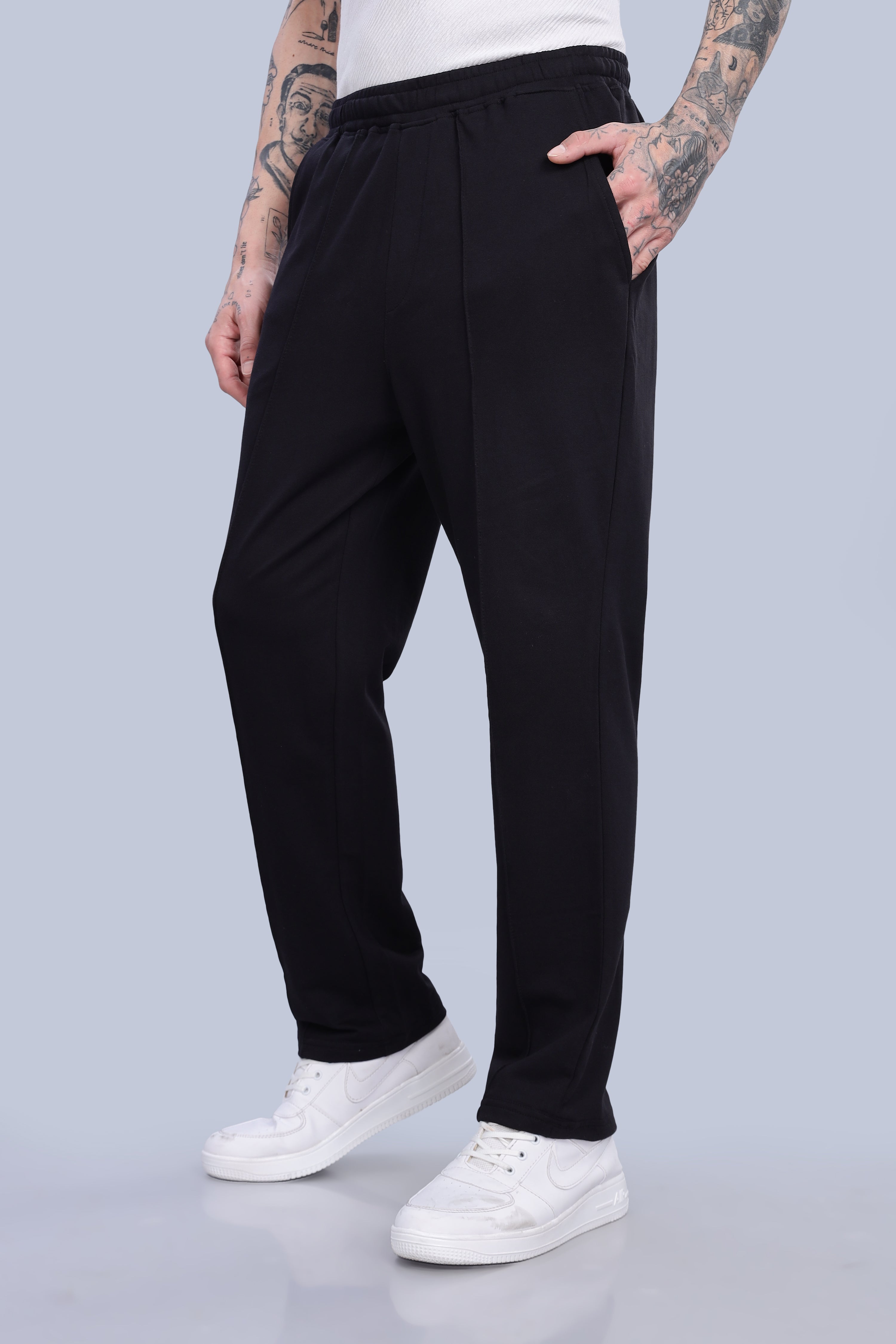 Men's Black Lightweight Lounge Pants