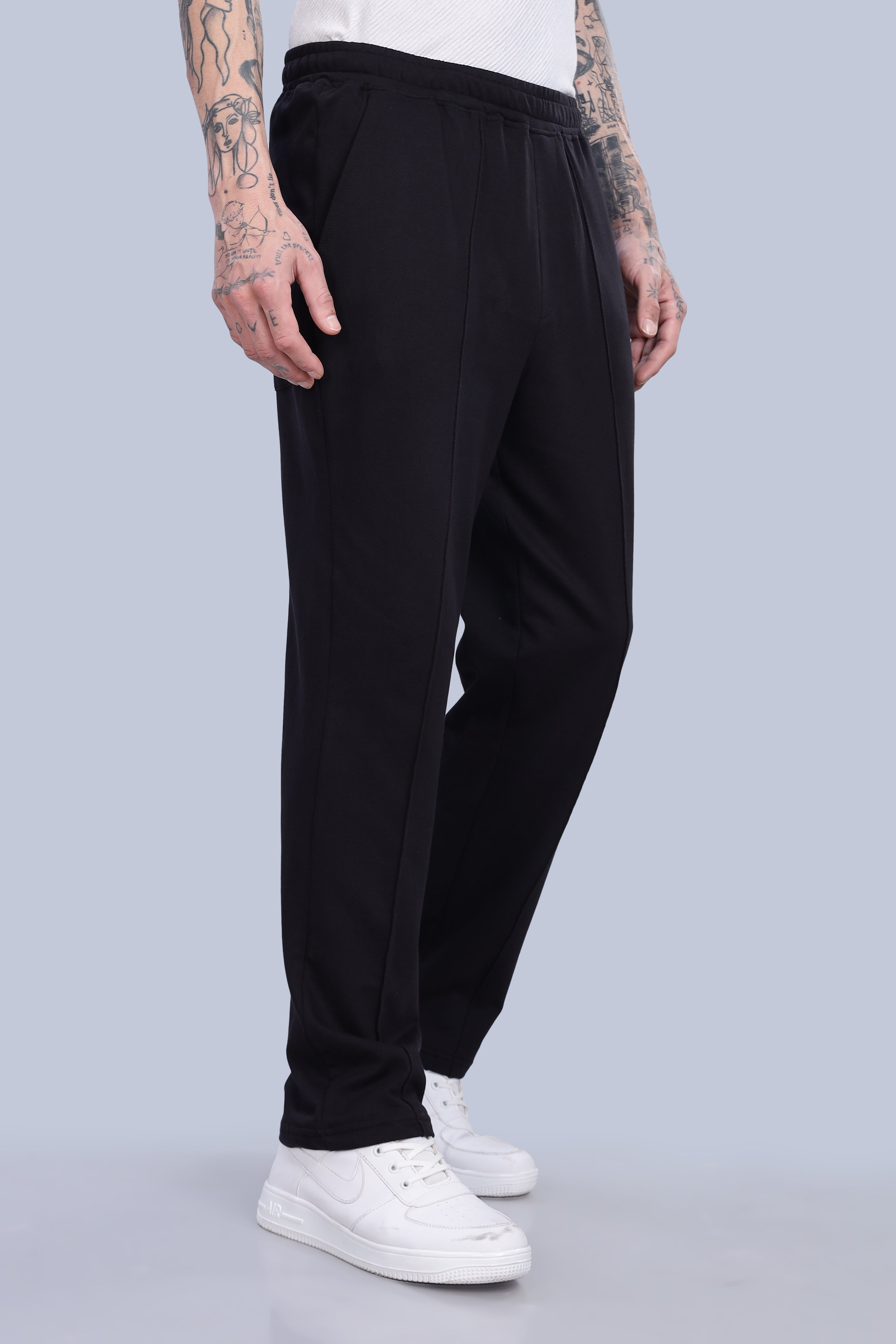 Men's Black Lightweight Lounge Pants
