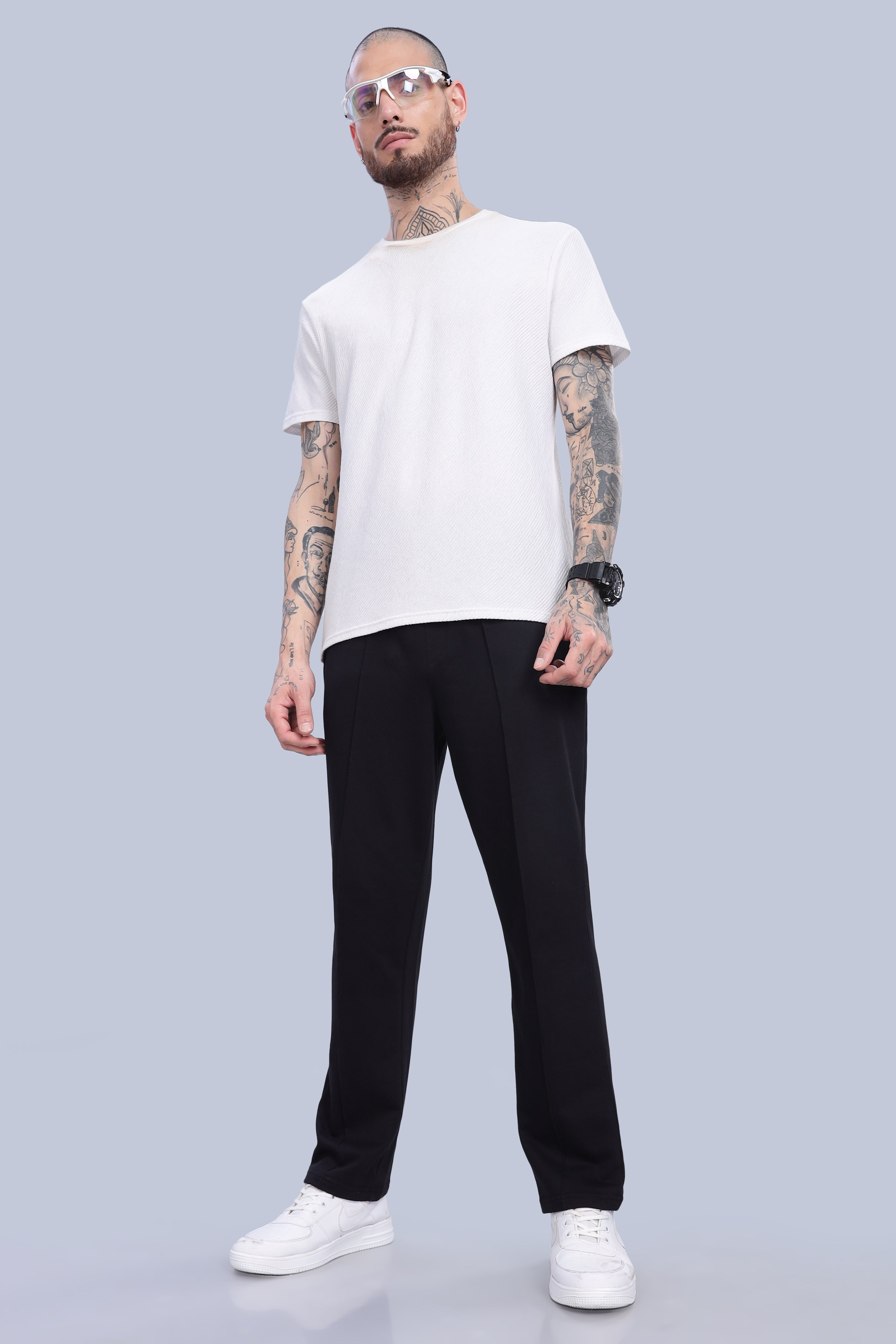Men's Black Lightweight Lounge Pants