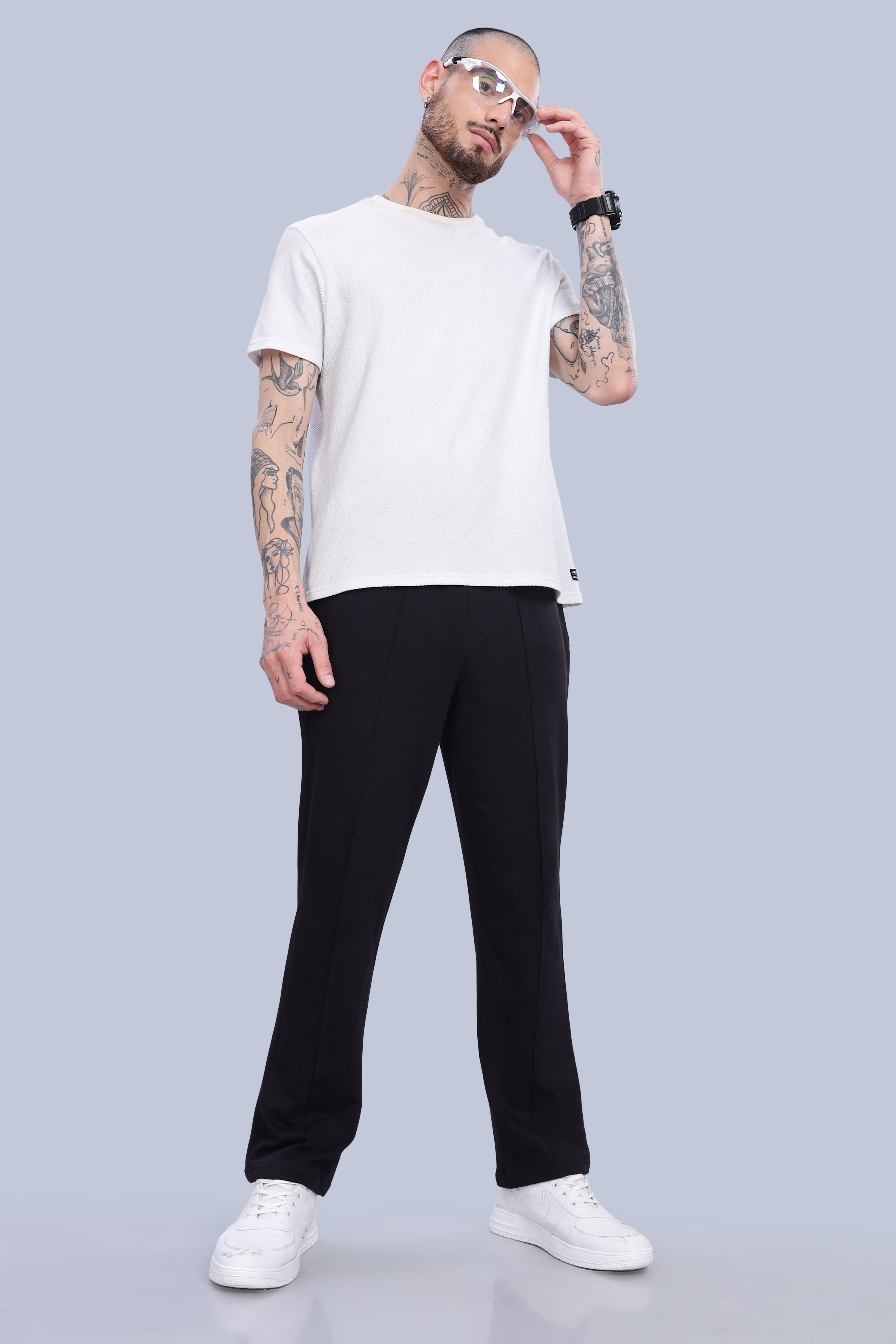 Men's Black Lightweight Lounge Pants