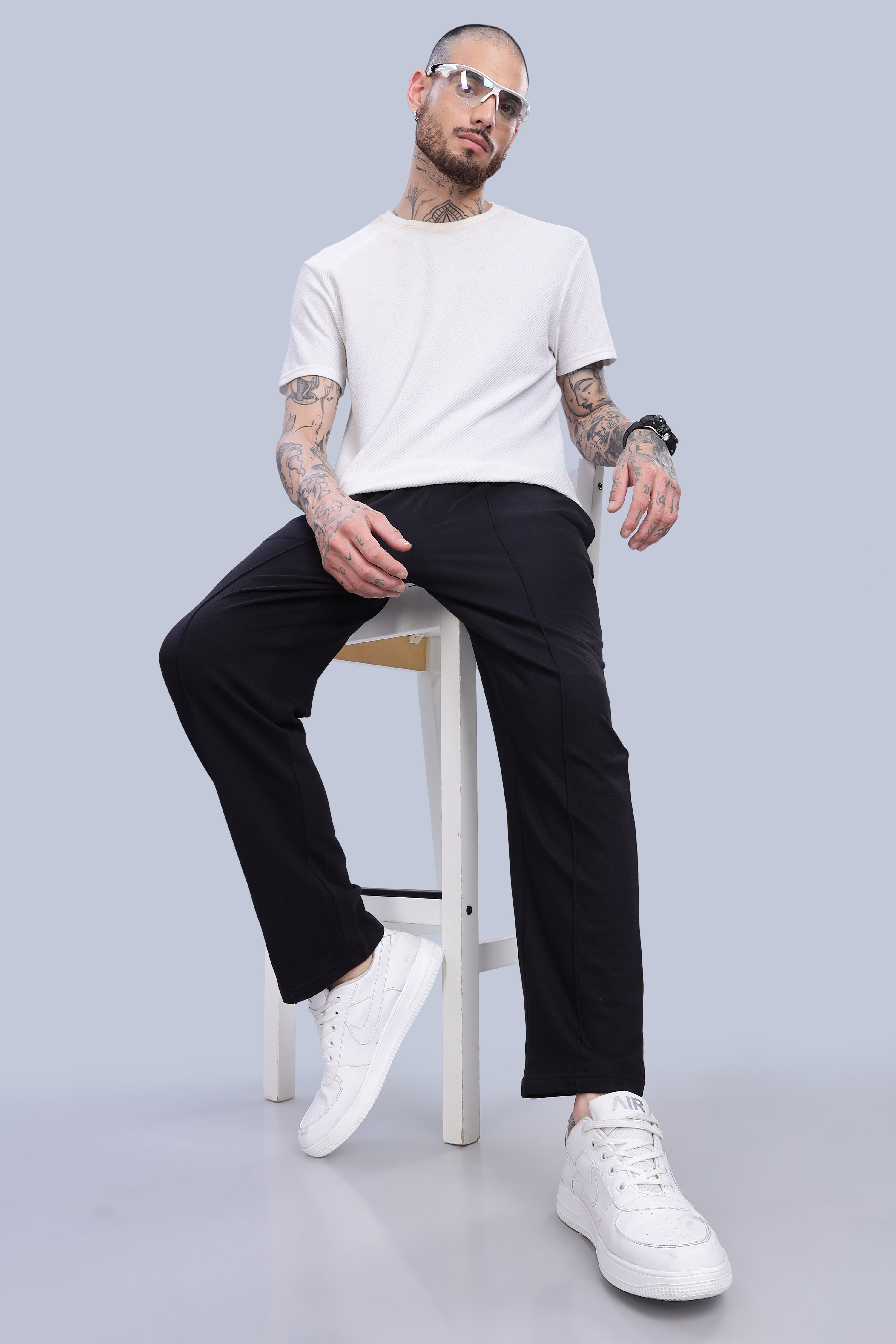 Men's Black Lightweight Lounge Pants