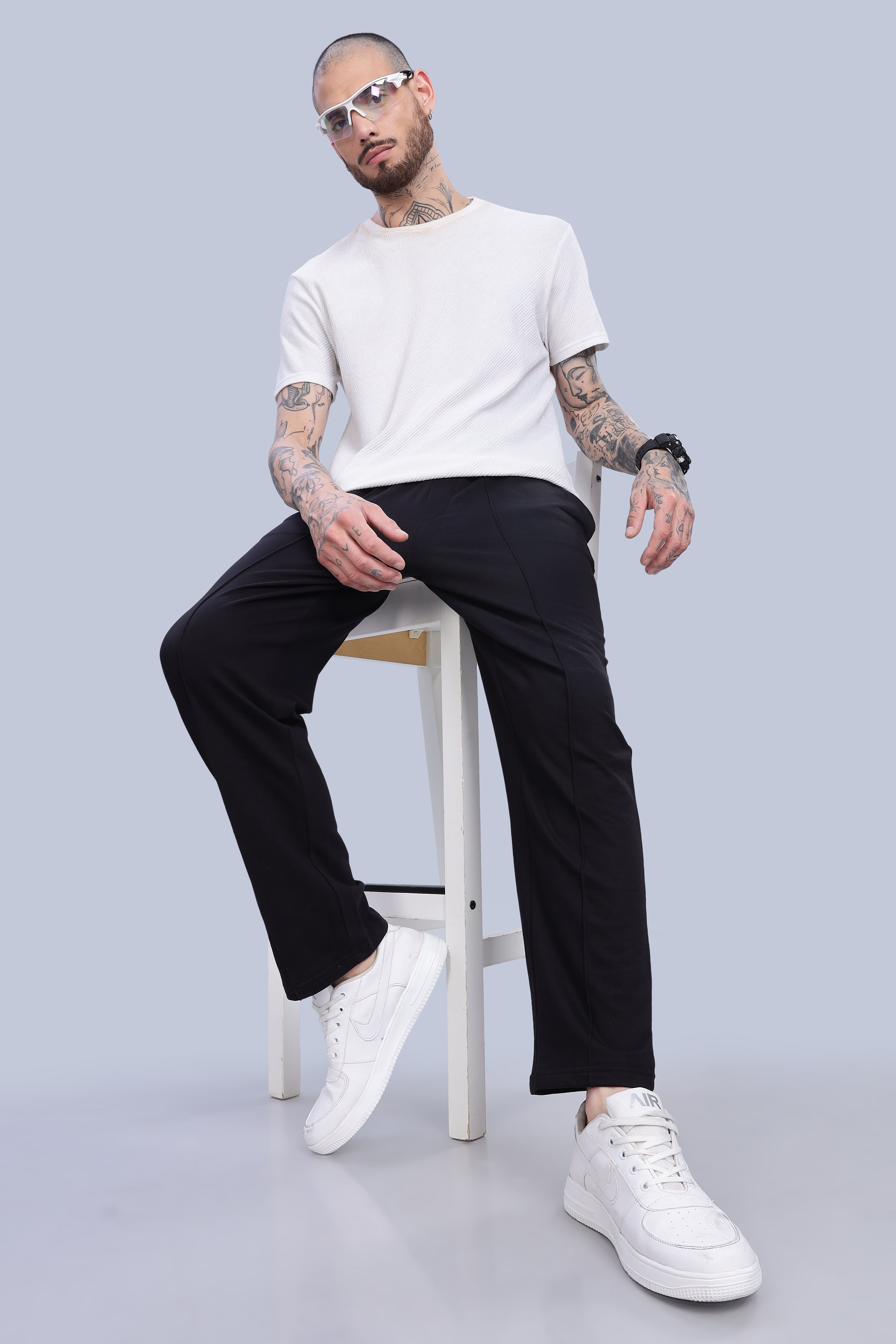 Men's Black Lightweight Lounge Pants