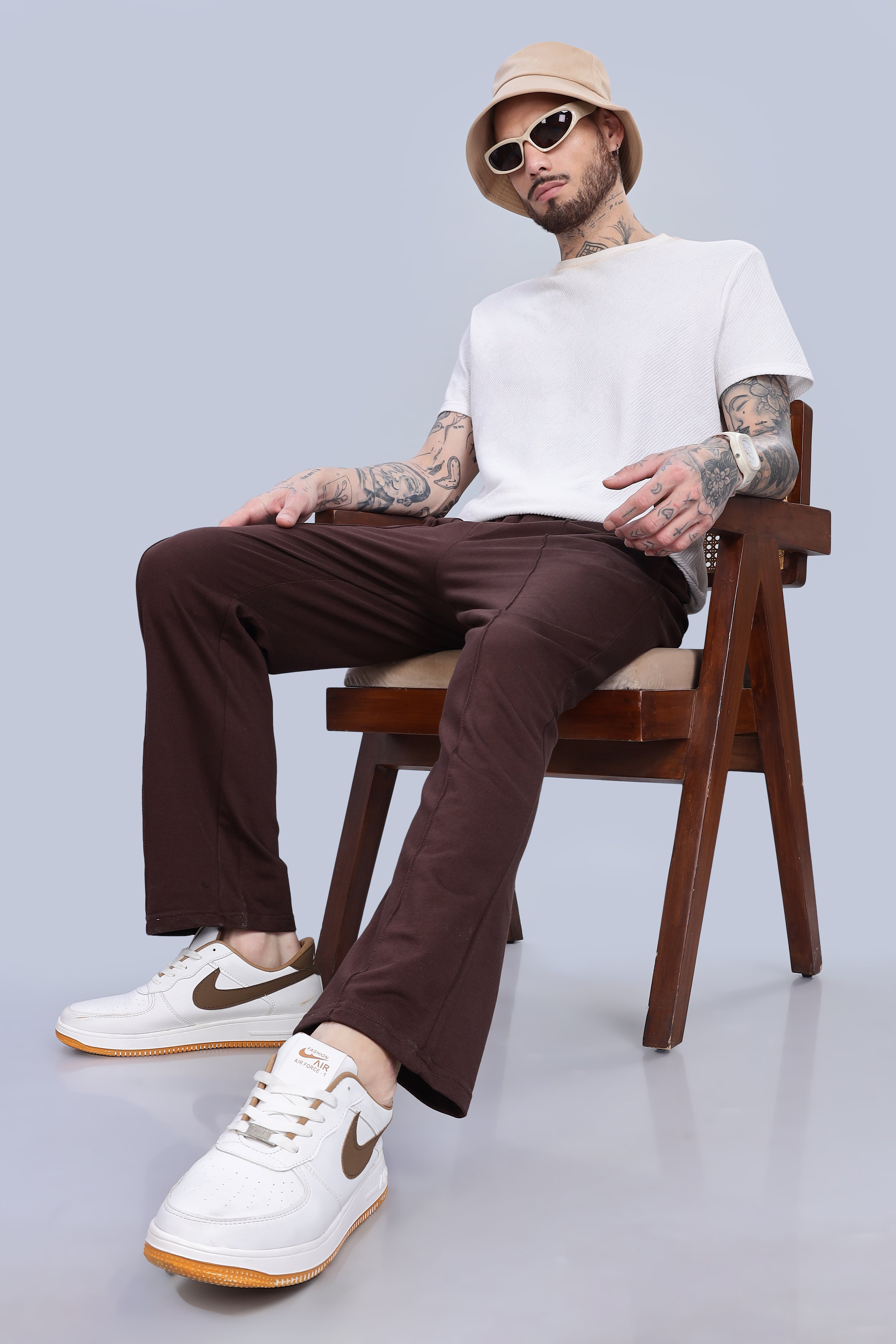 Men's Brown Lightweight Lounge Pants
