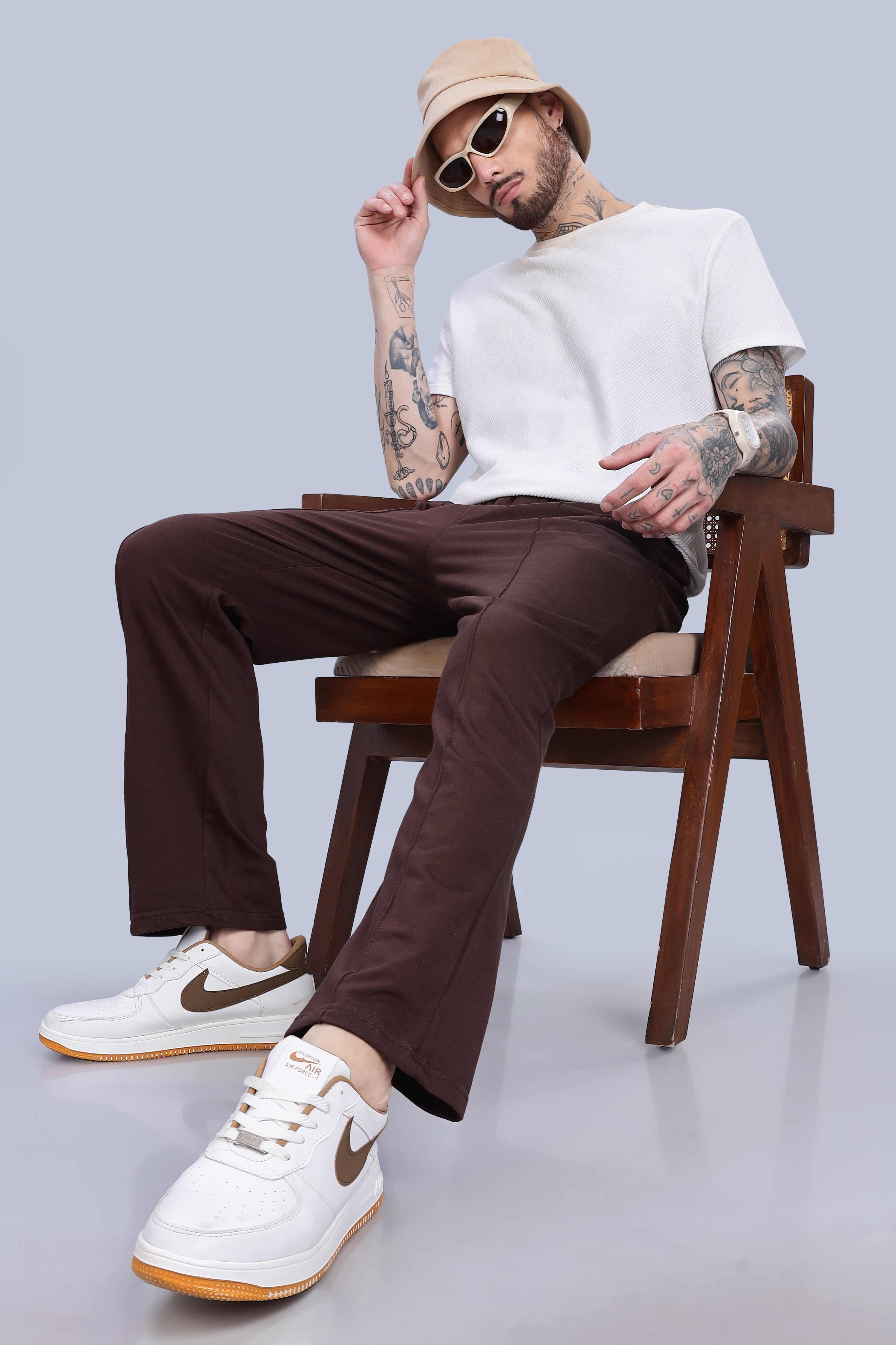 Men's Brown Lightweight Lounge Pants