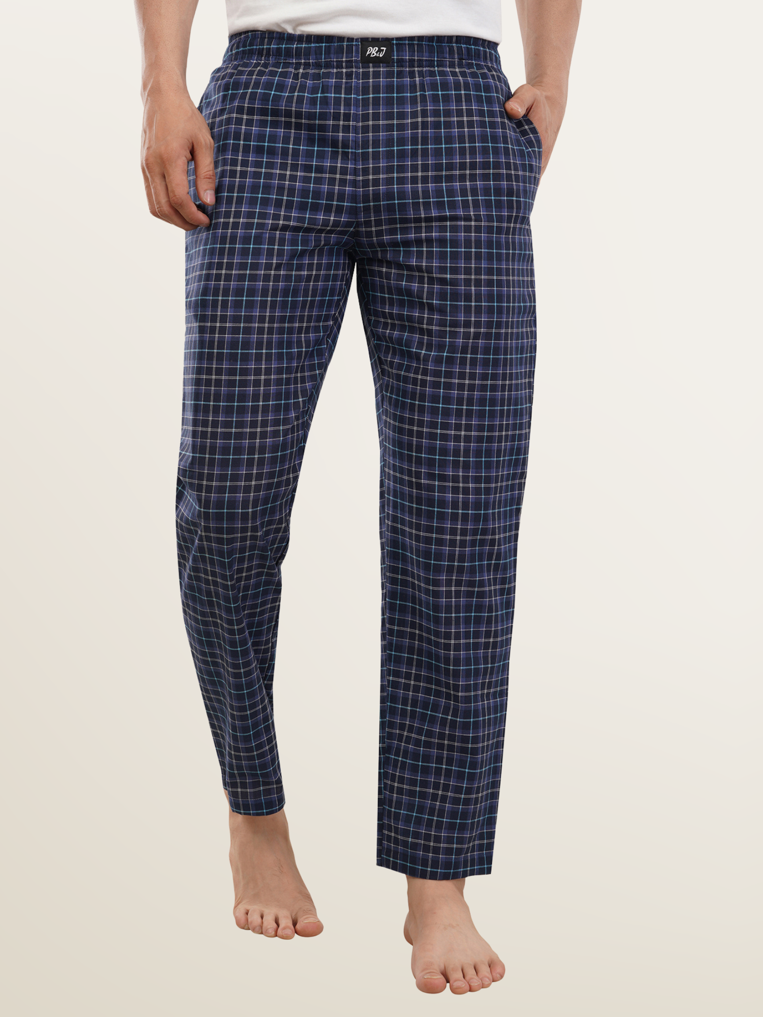 Men's Blue Checks Pyjamas