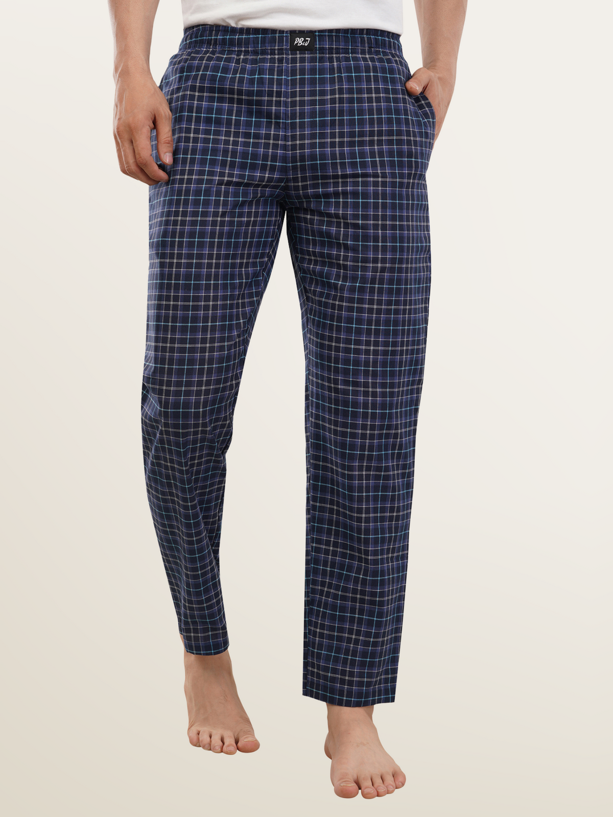 Men's Blue Checks Pyjamas