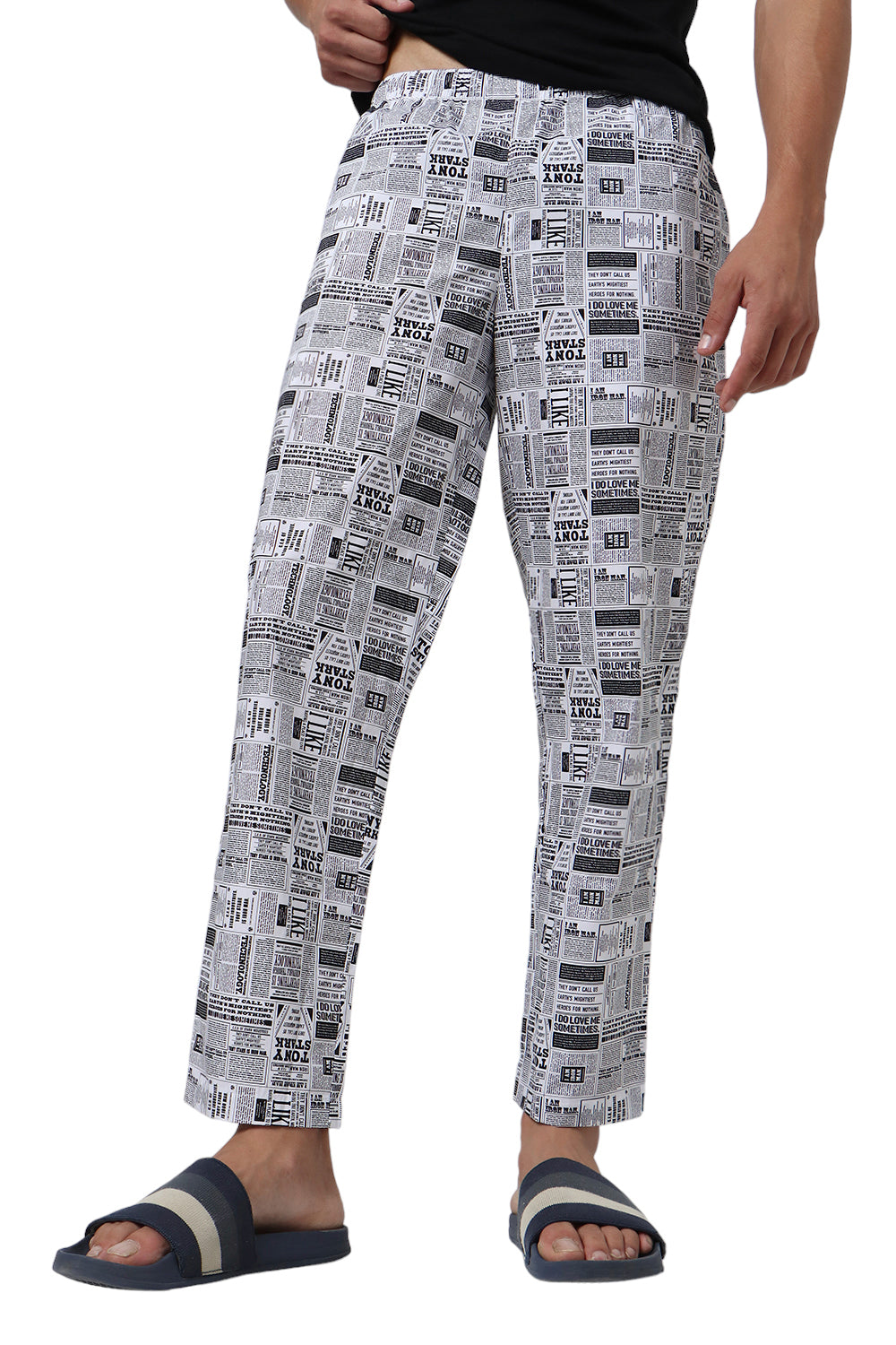 Newspaper Print Pyjama