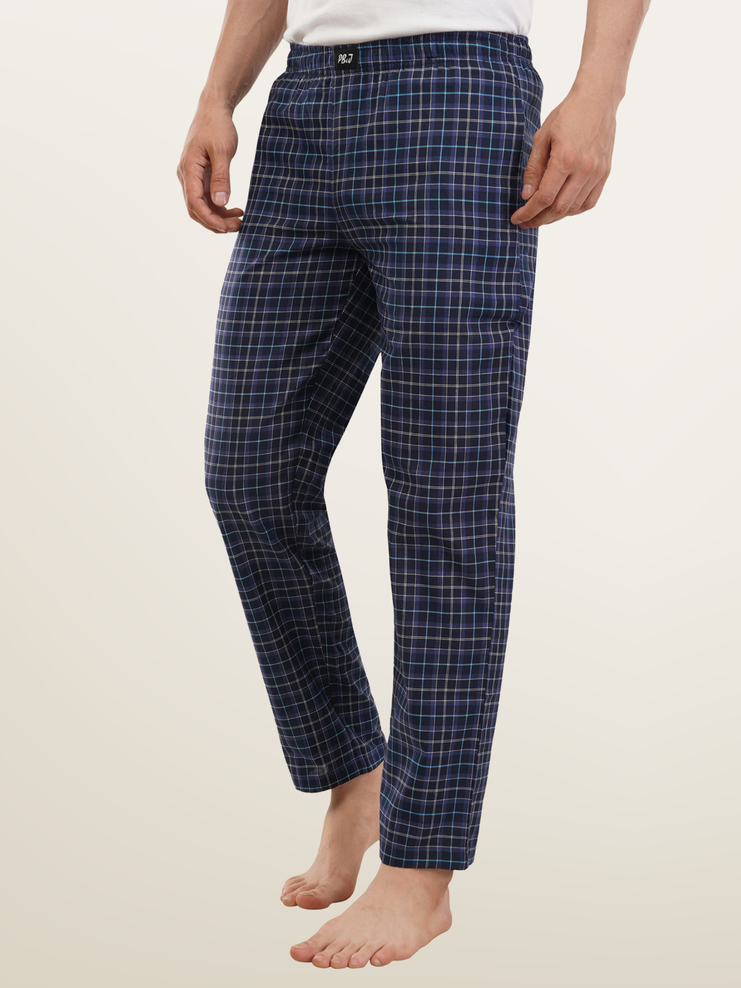 Men's Blue Checks Pyjamas