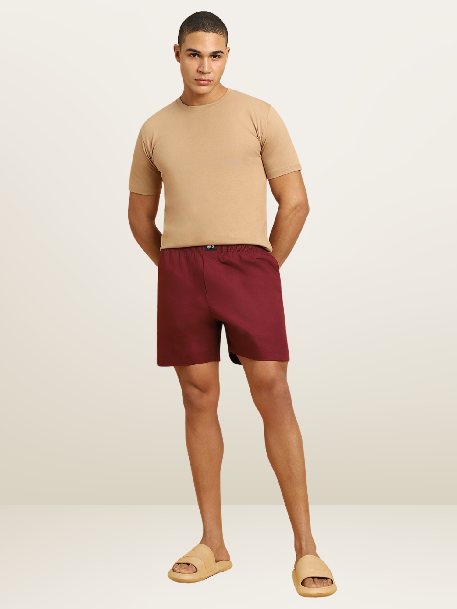 Men's Maroon Boxers