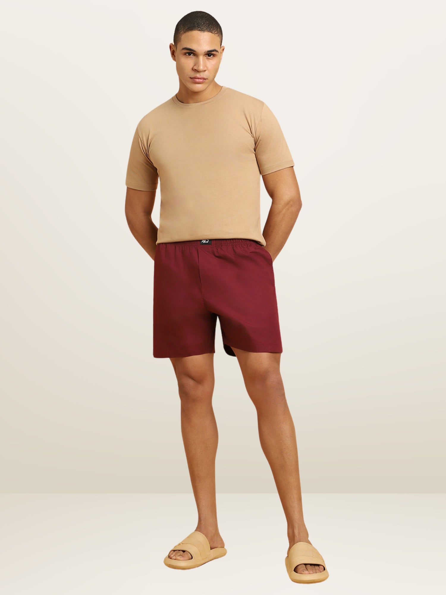 Maroon & Black Boxers Combo