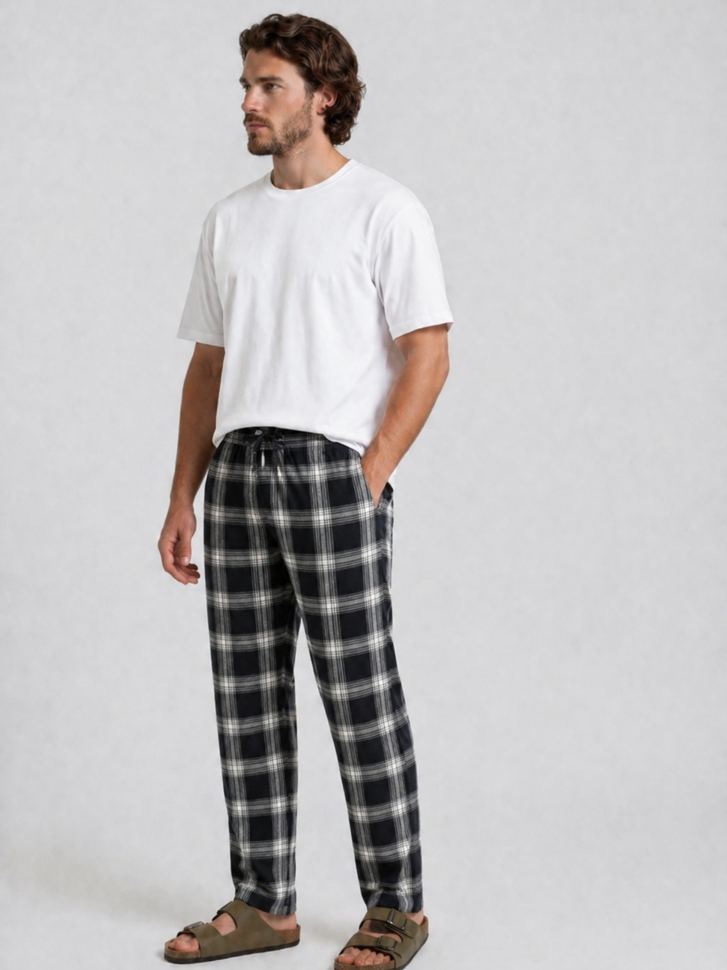 Classic Black Checks Pyjamas