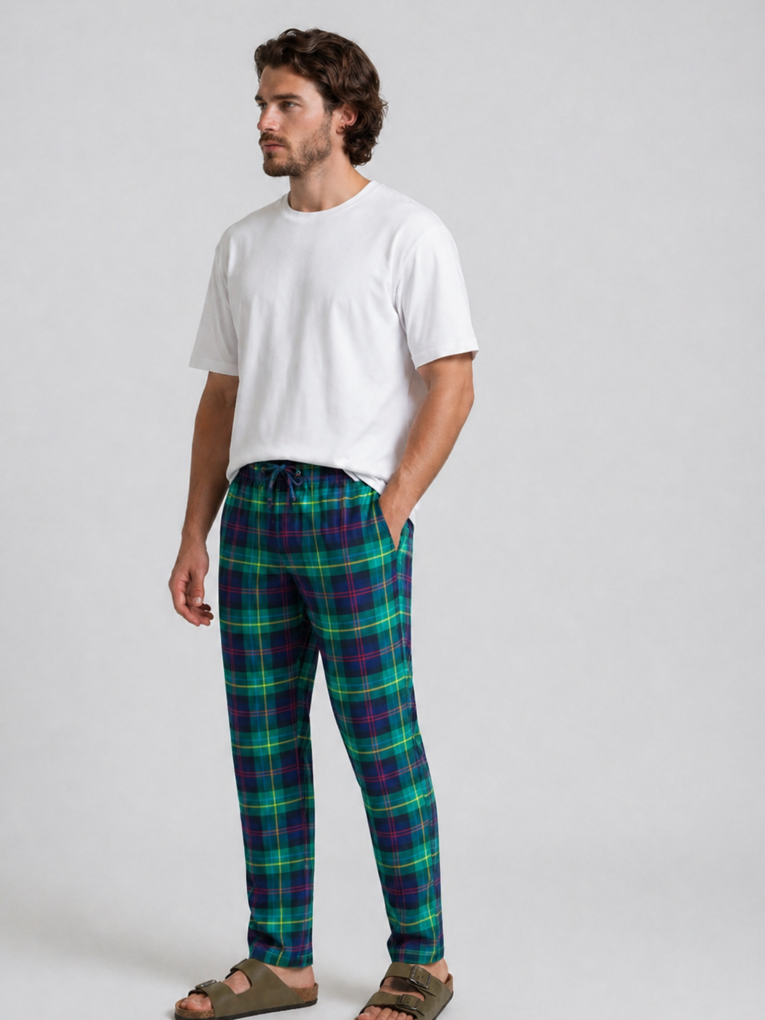 Forest Green Checks Pyjamas