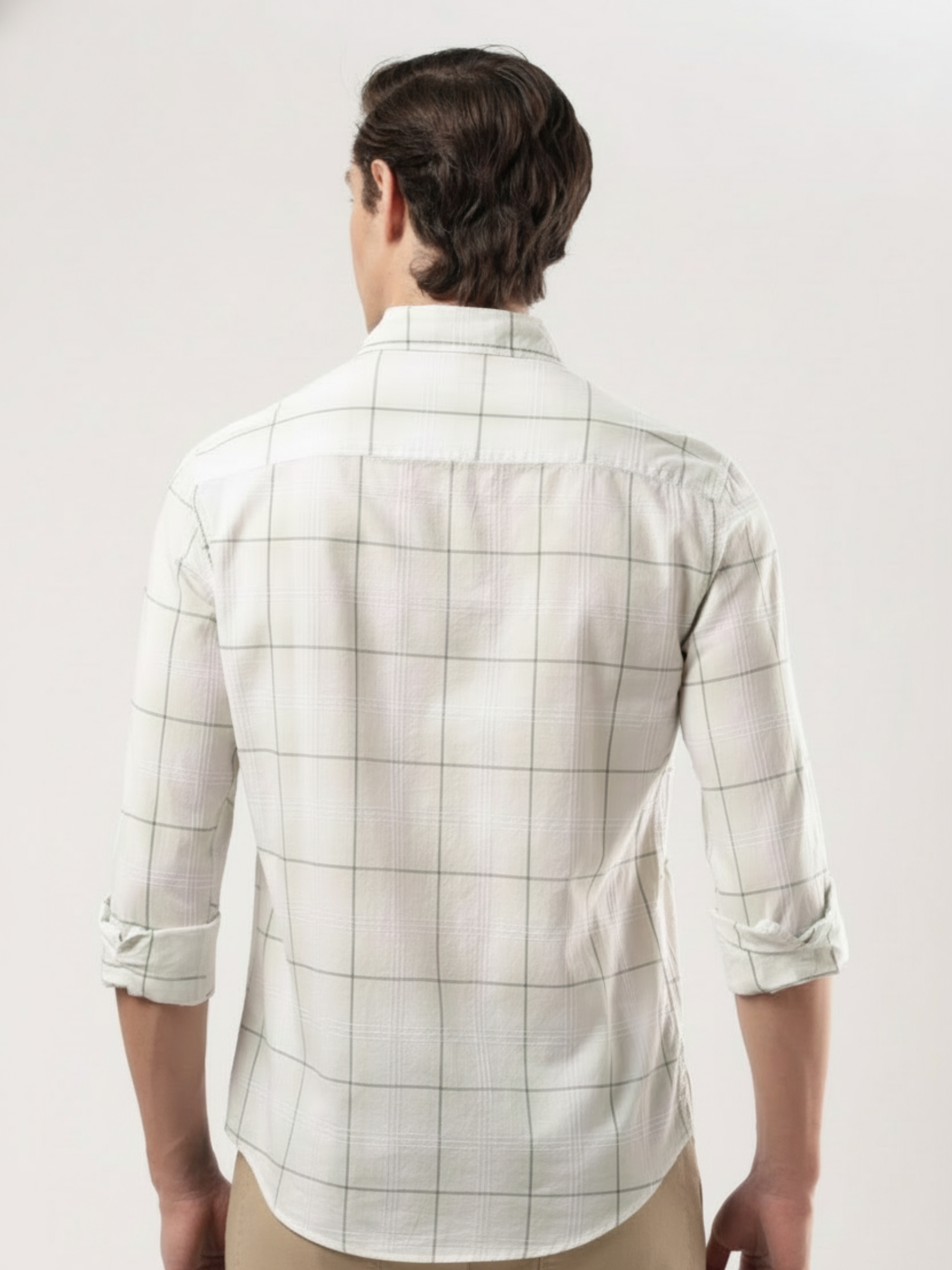 Mint Mist Windowpane Shirt
