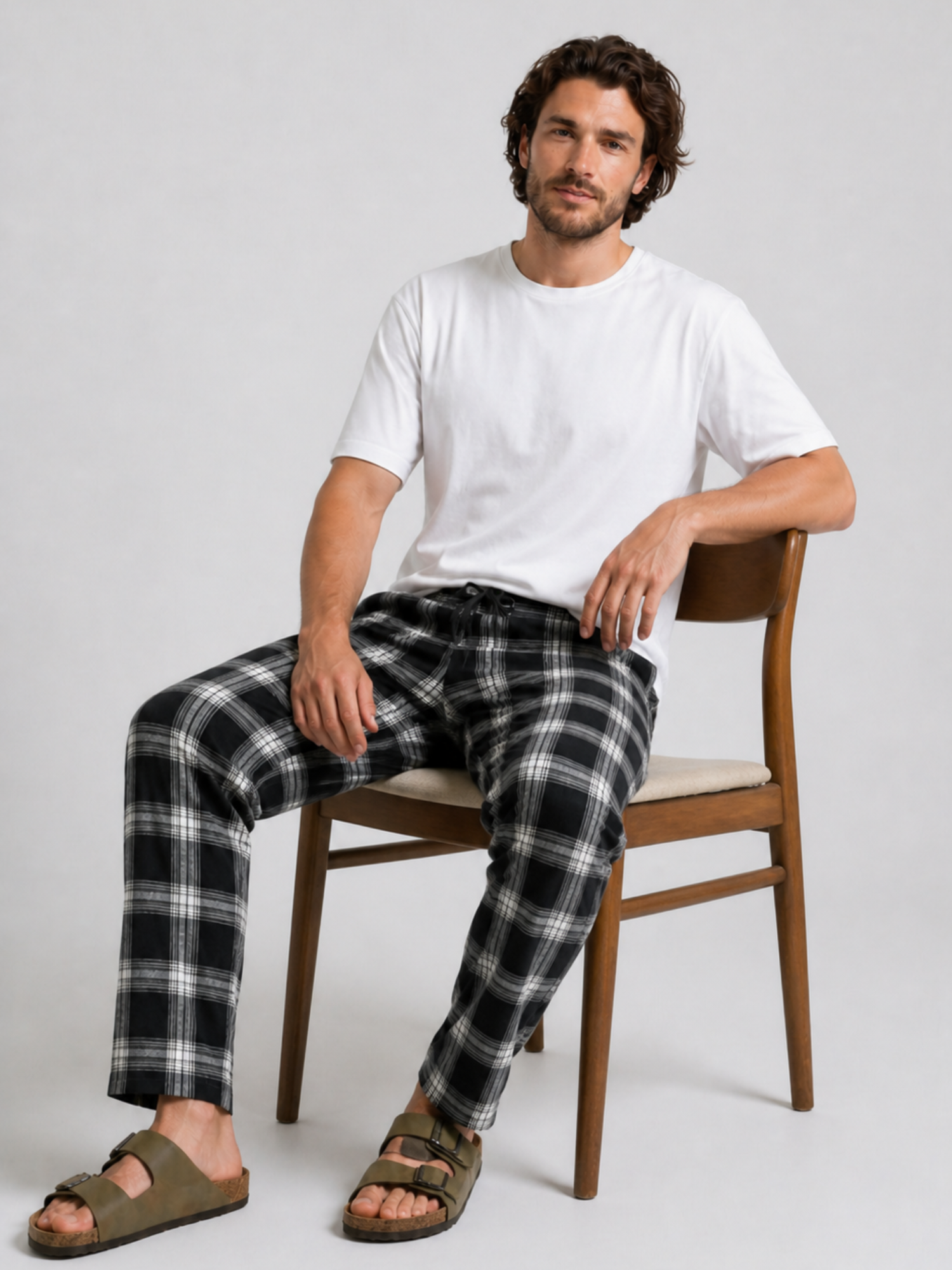 Classic Black Checks Pyjamas