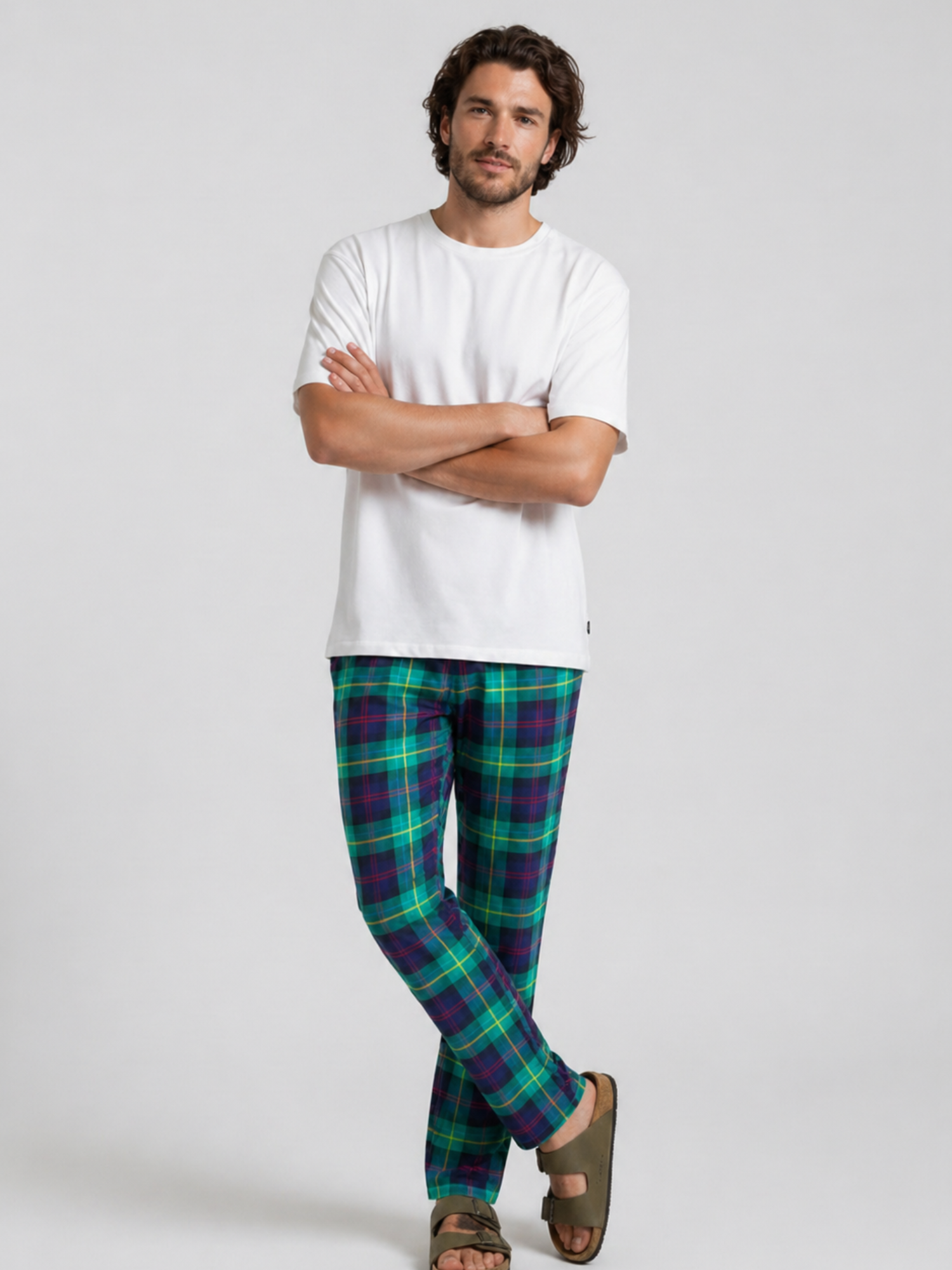 Forest Green Checks Pyjamas