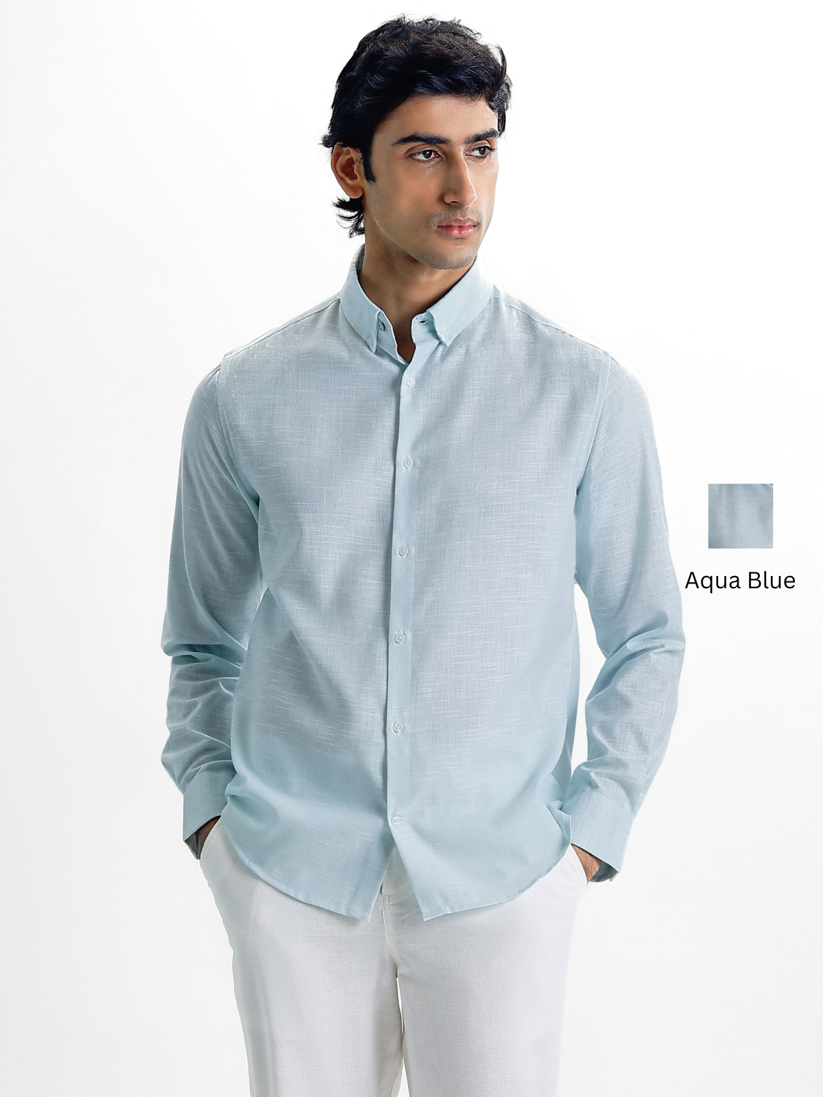 Milo-Regular Fit Striped Linen Shirt