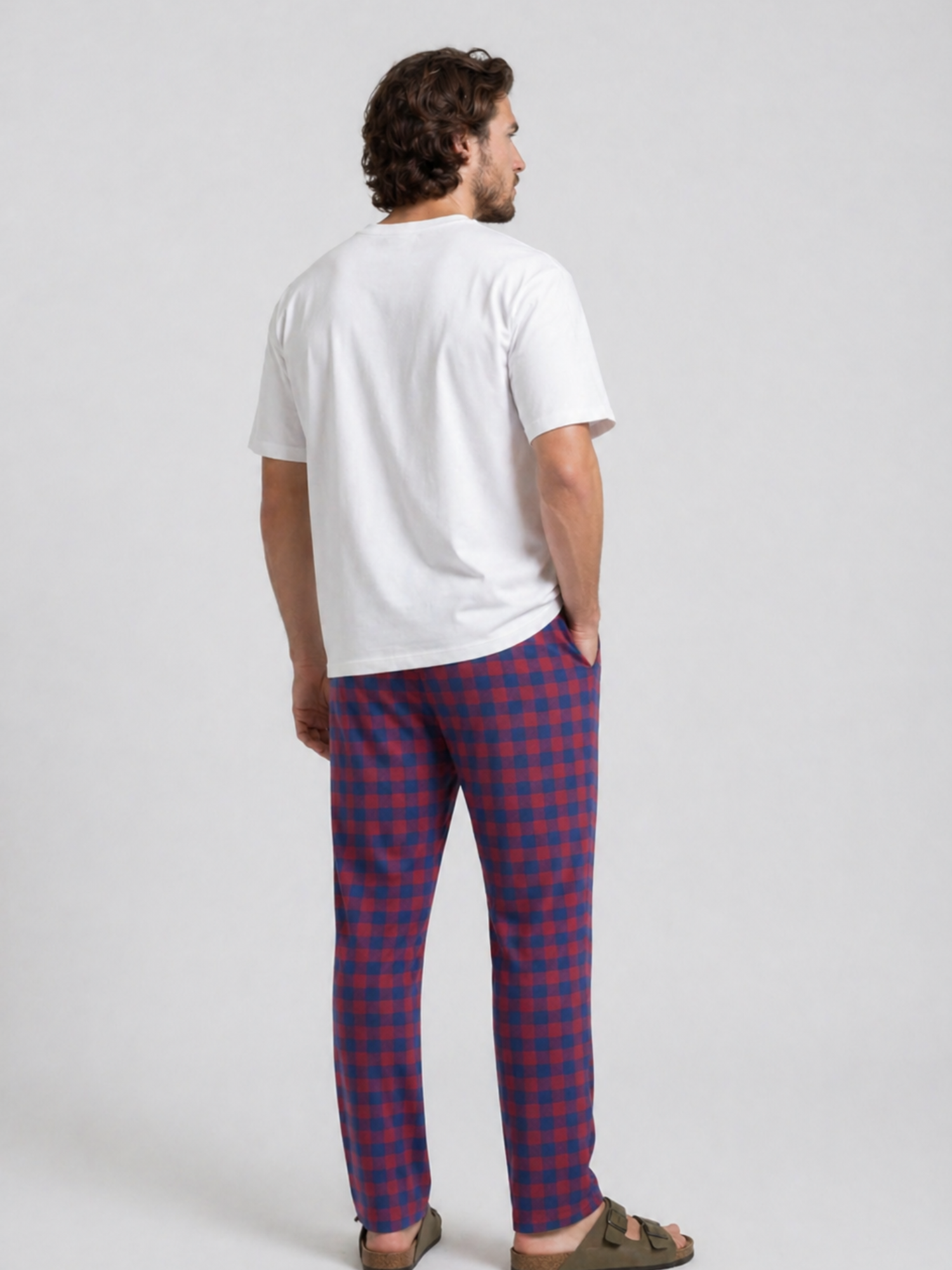 Mini Red Checks Cotton Pyjamas