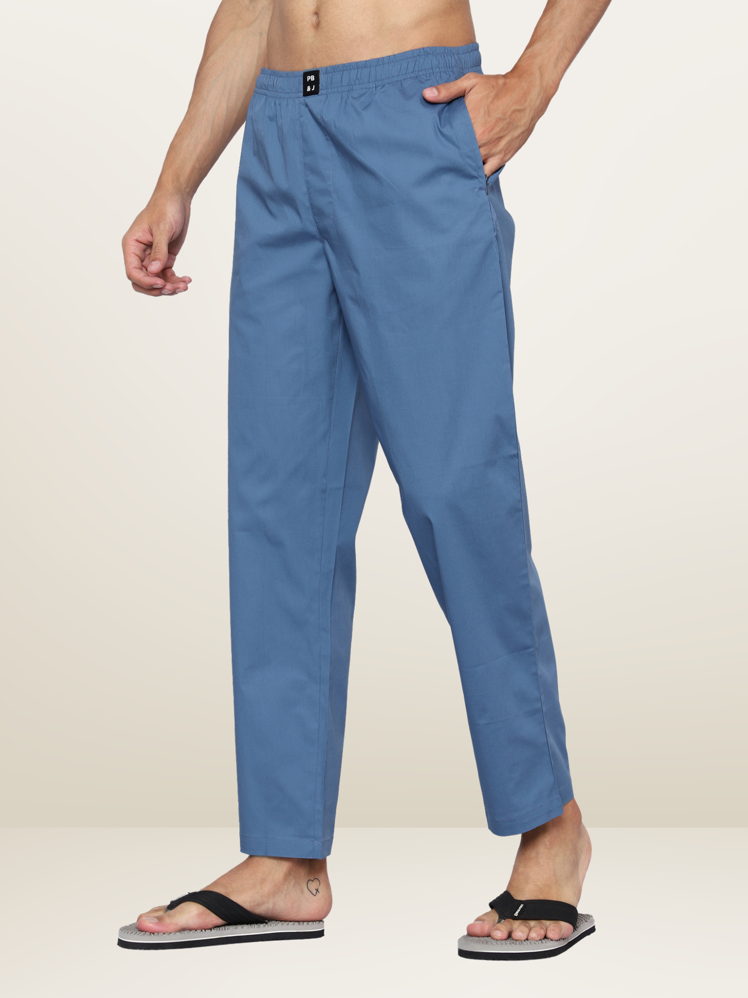 Men's Steel Blue Pyjamas