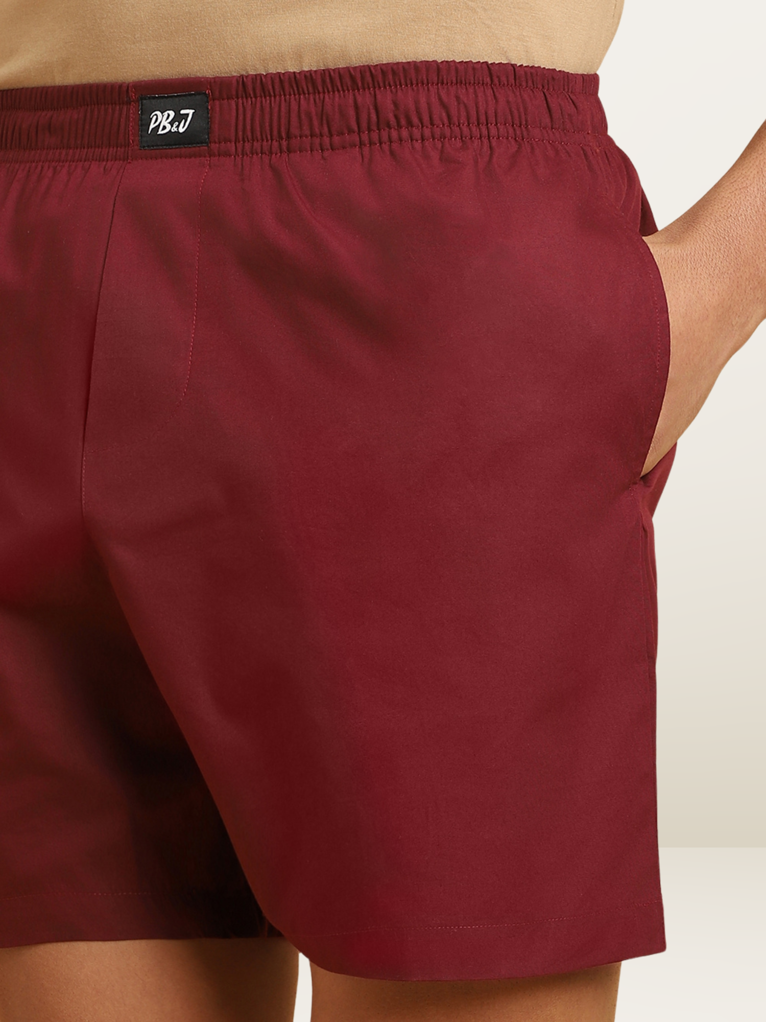 Men's Maroon Boxers
