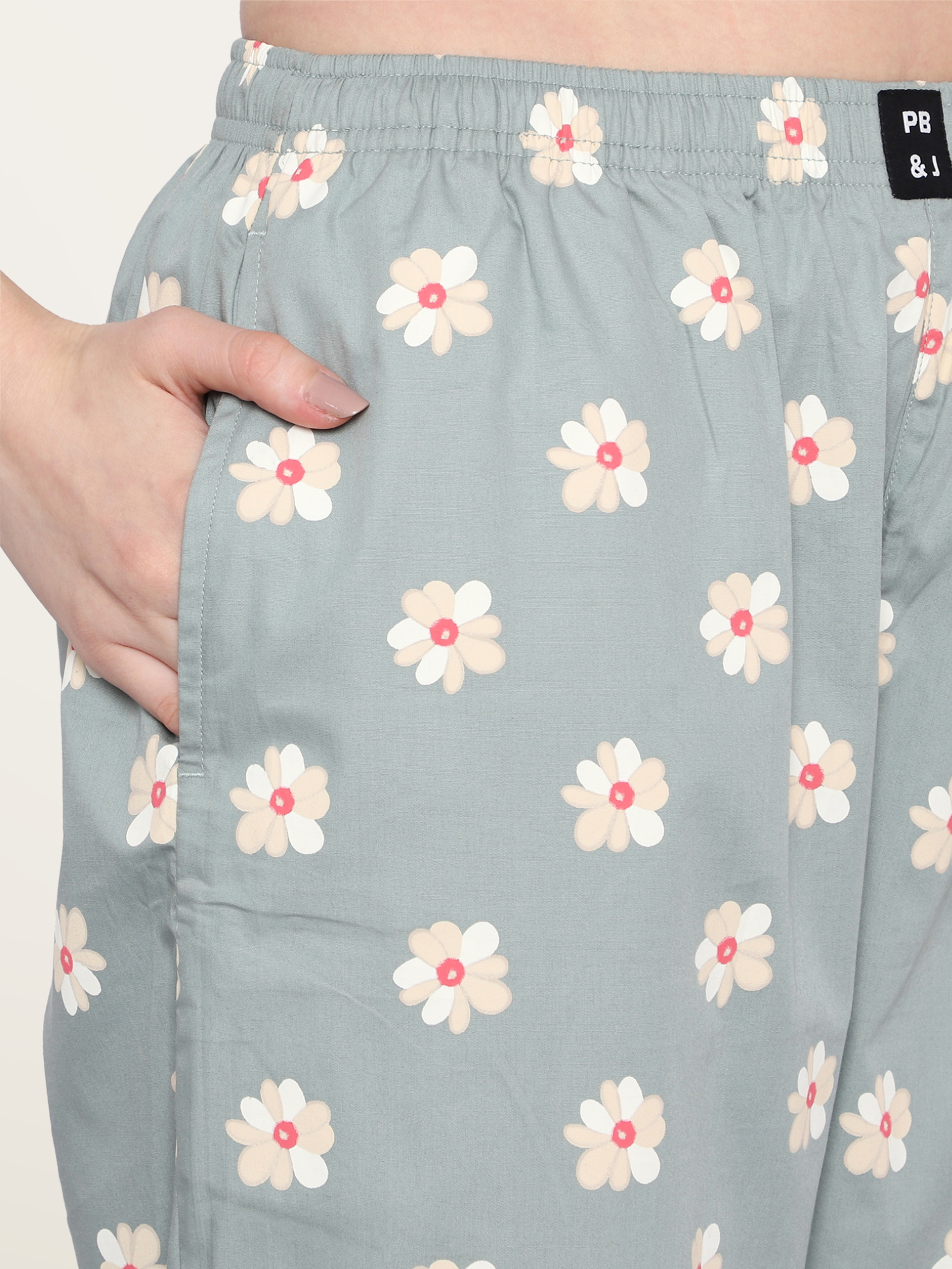Egg Green Floral Pyjama