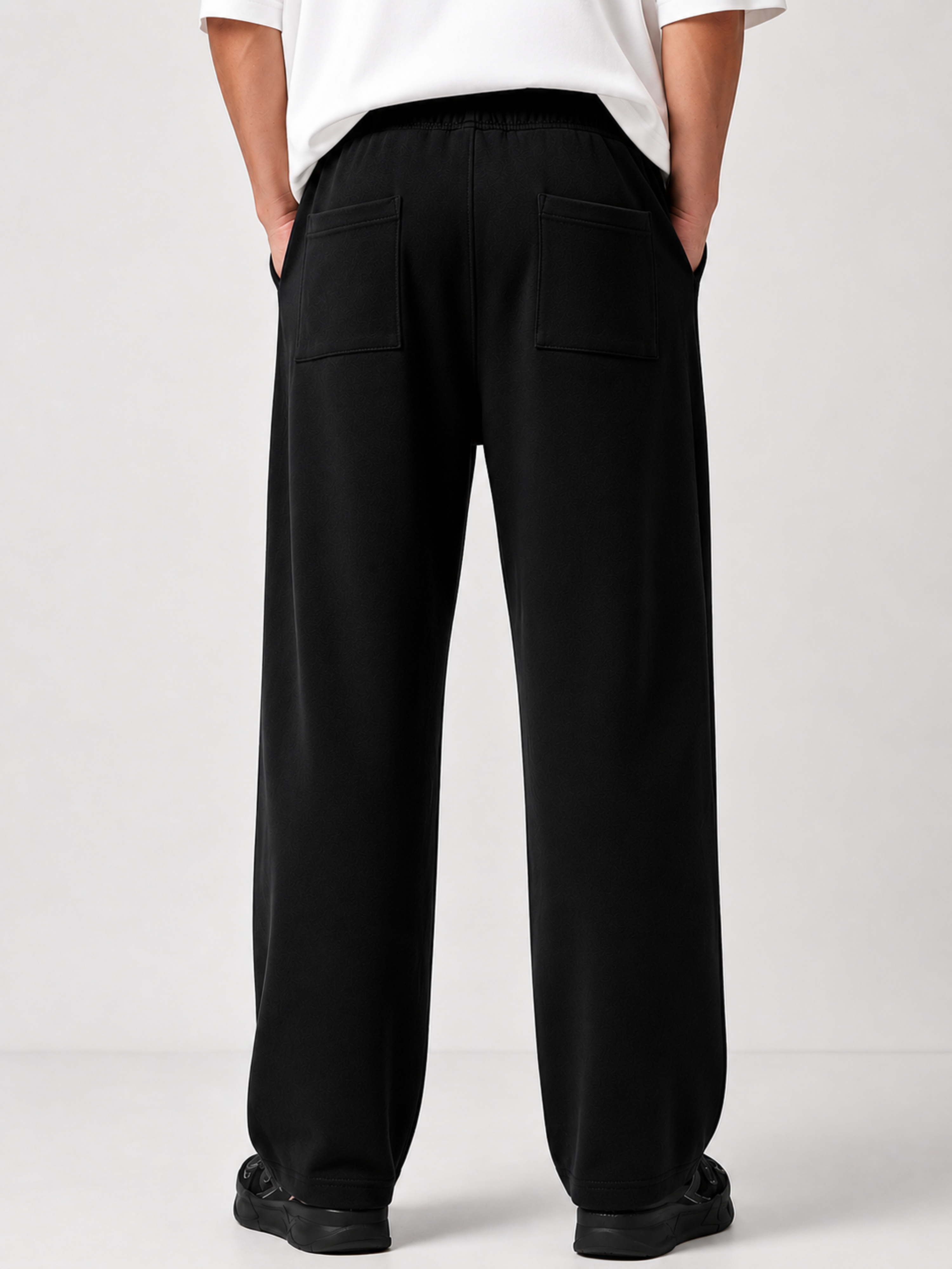 PB&J Men's Korean Fit Joggers – Carbon Black