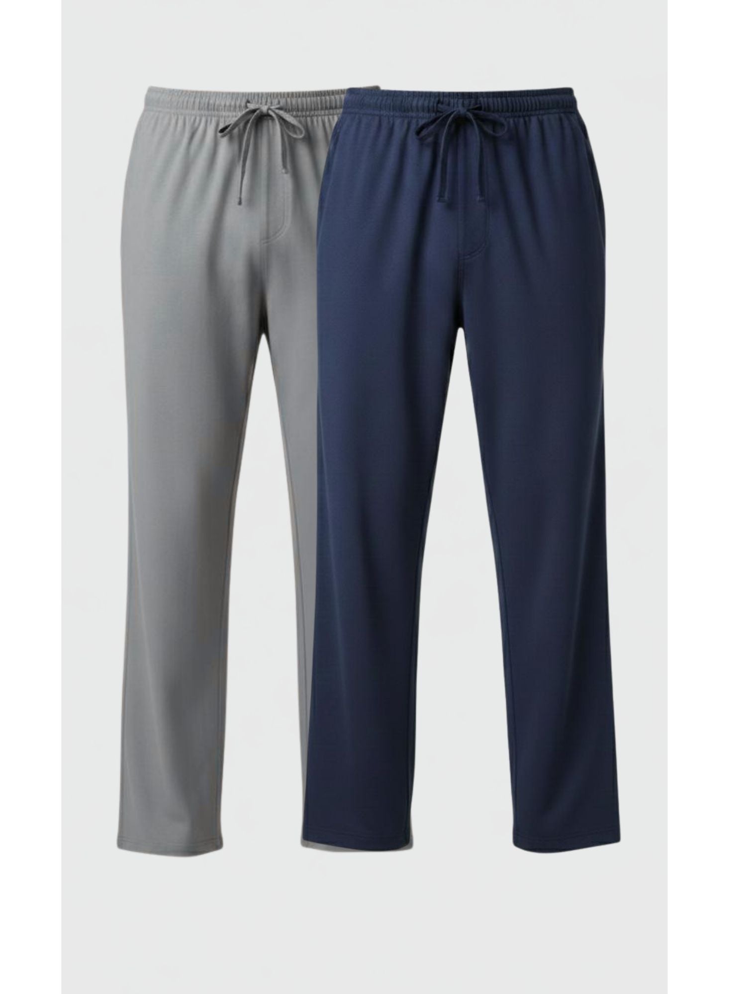 Doze Grey & Navy Blue Cotton Pyjamas Pack