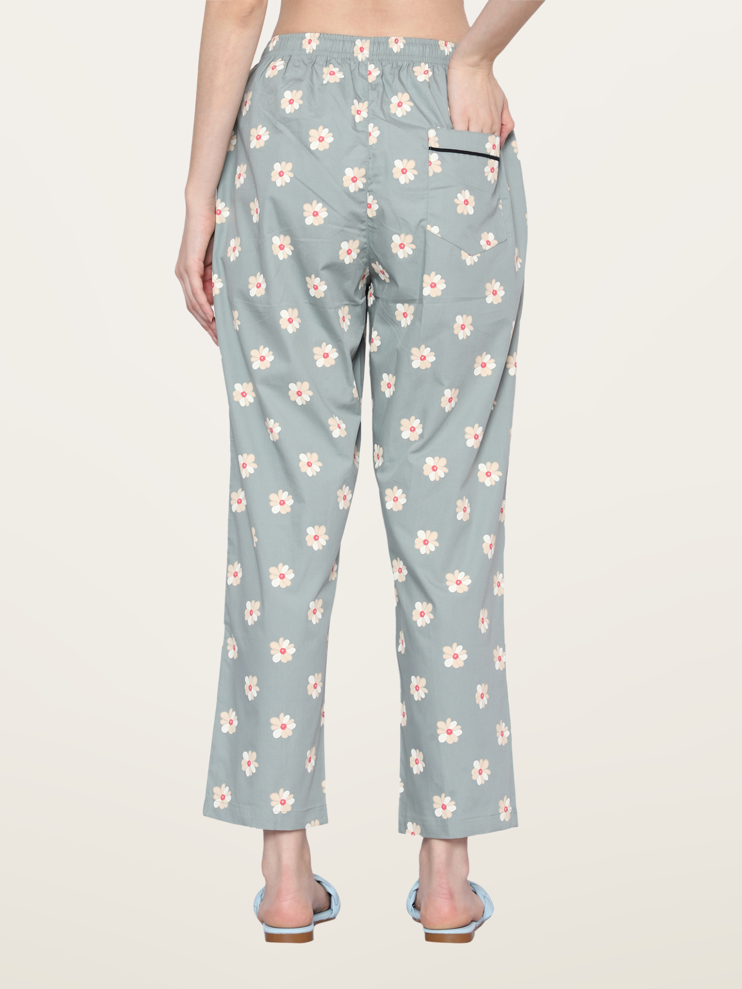Egg Green Floral Pyjama