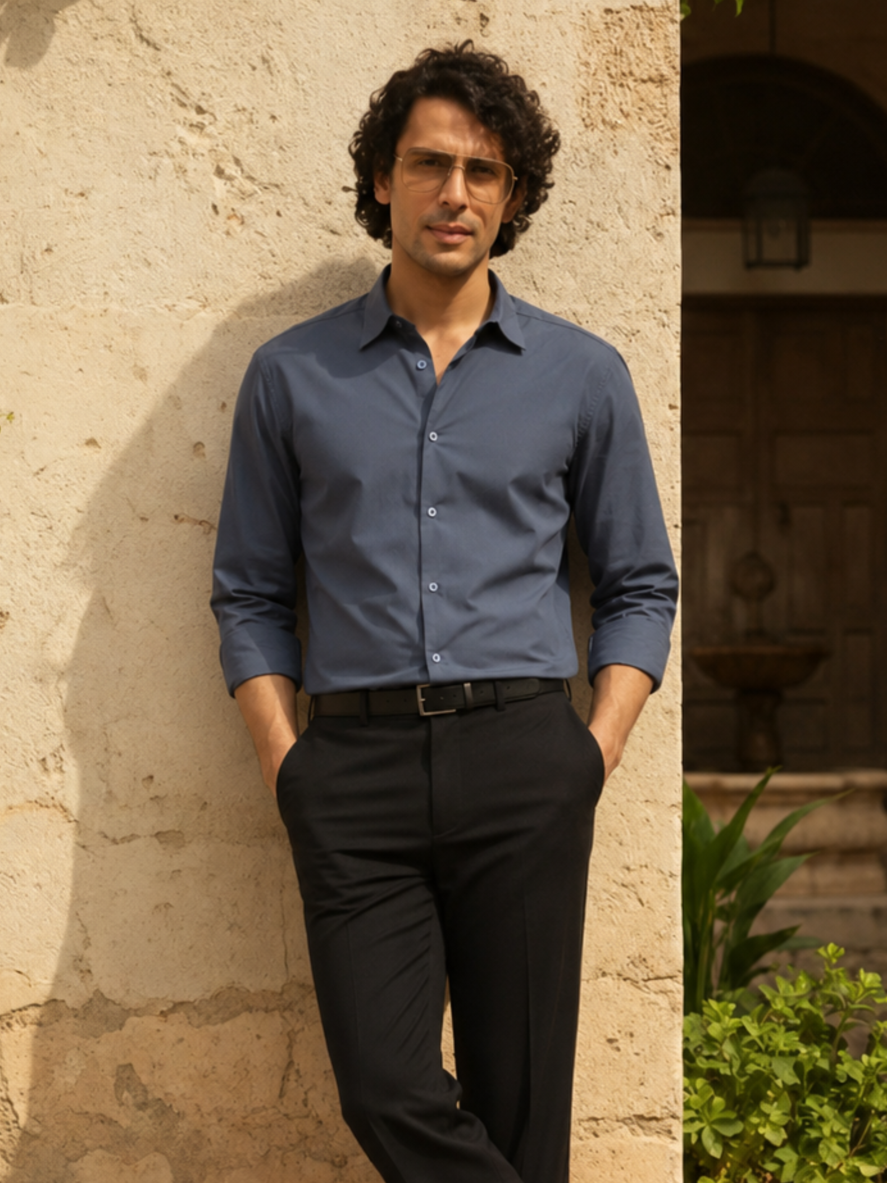 Midnight Navy Luxe Shirt