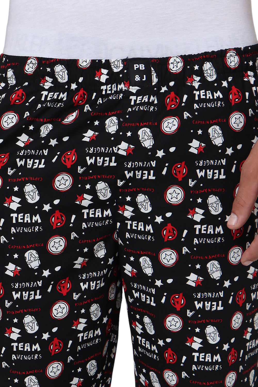 Black Comics Print Pyjama