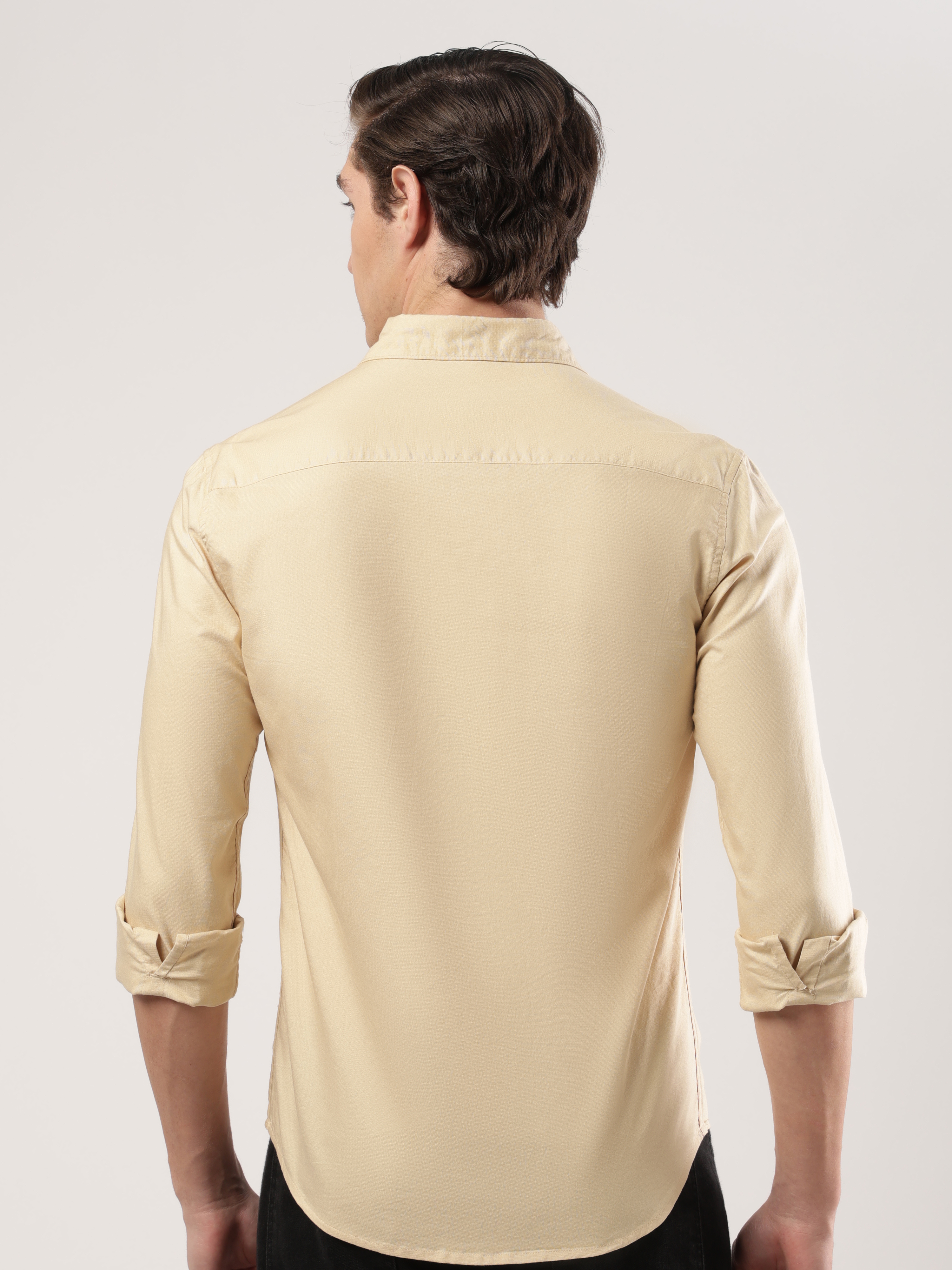 Beige Oxford Cotton Shirt