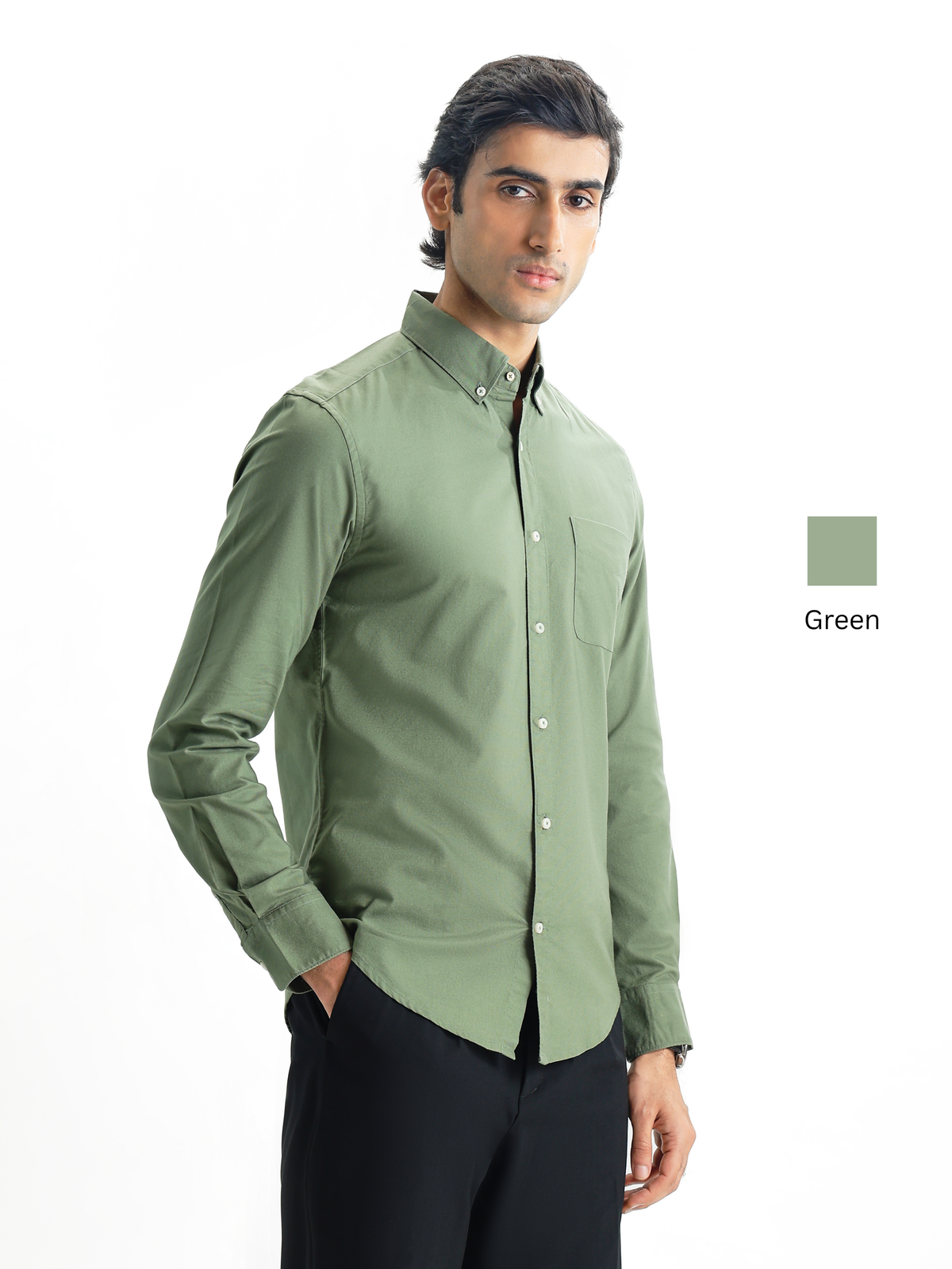 AUXOR REGULAR FIT OXFORD COTTON SHIRT