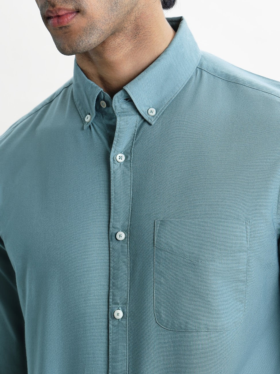 AUXOR REGULAR FIT OXFORD COTTON SHIRT