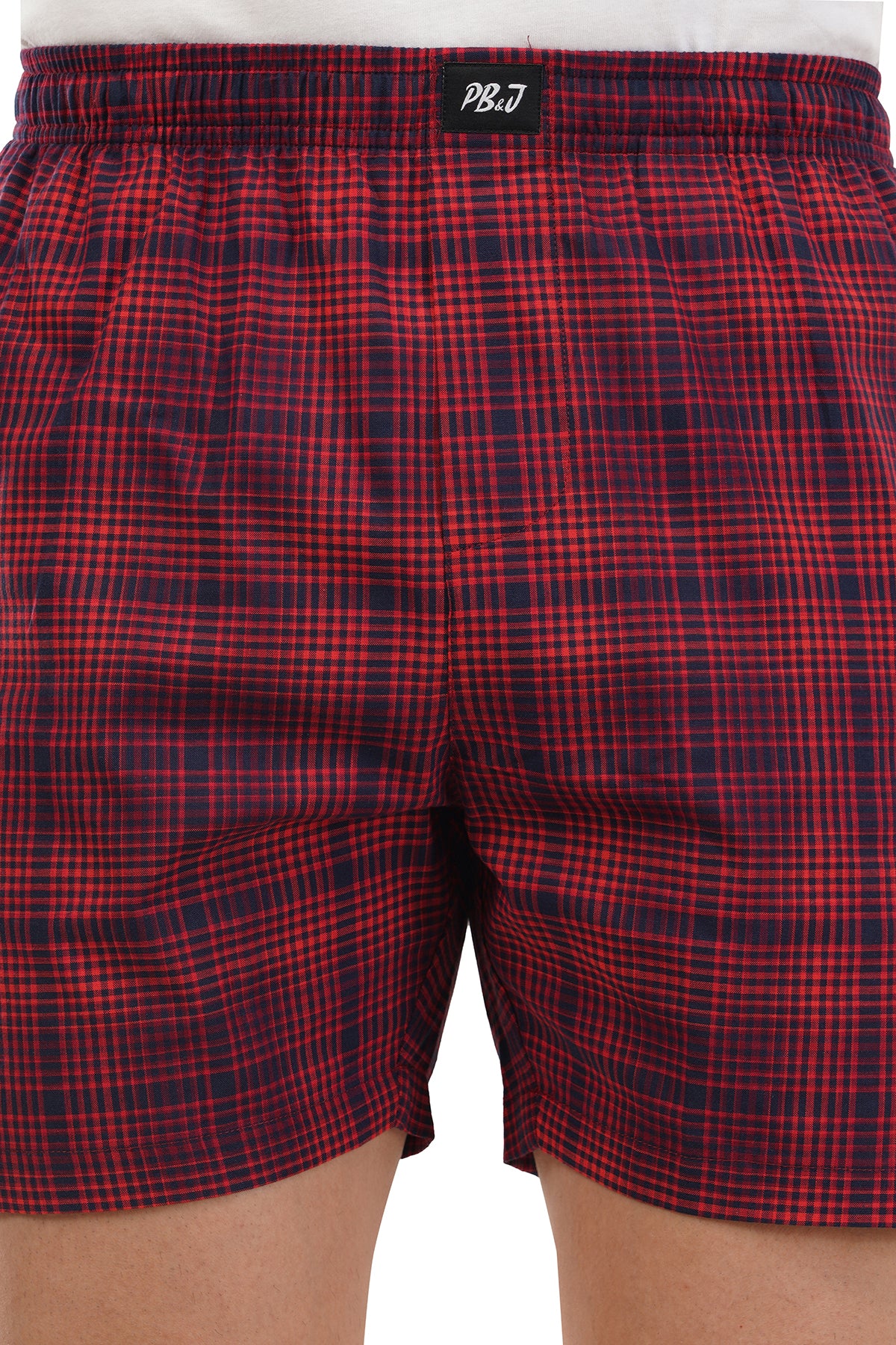 Red Checks & Black Boxers Combo